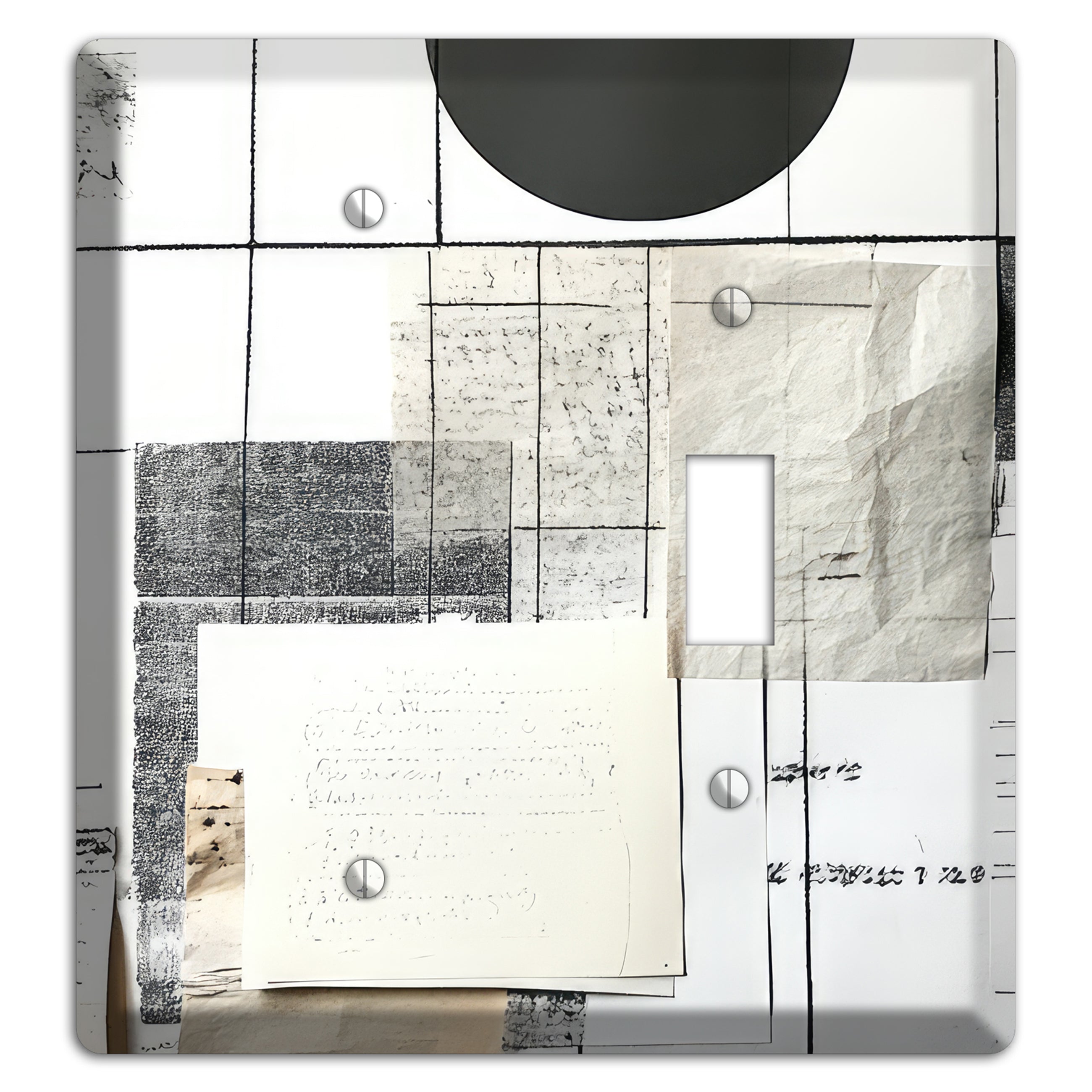Paper & Memory Blank / Toggle Wallplate