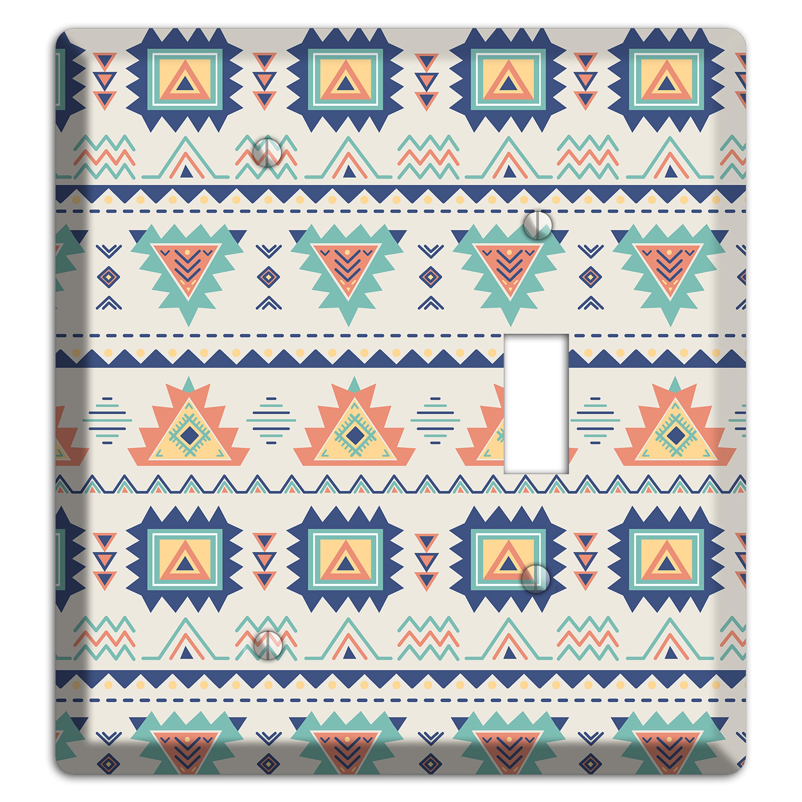 Desert Geometry Blank / Toggle Wallplate