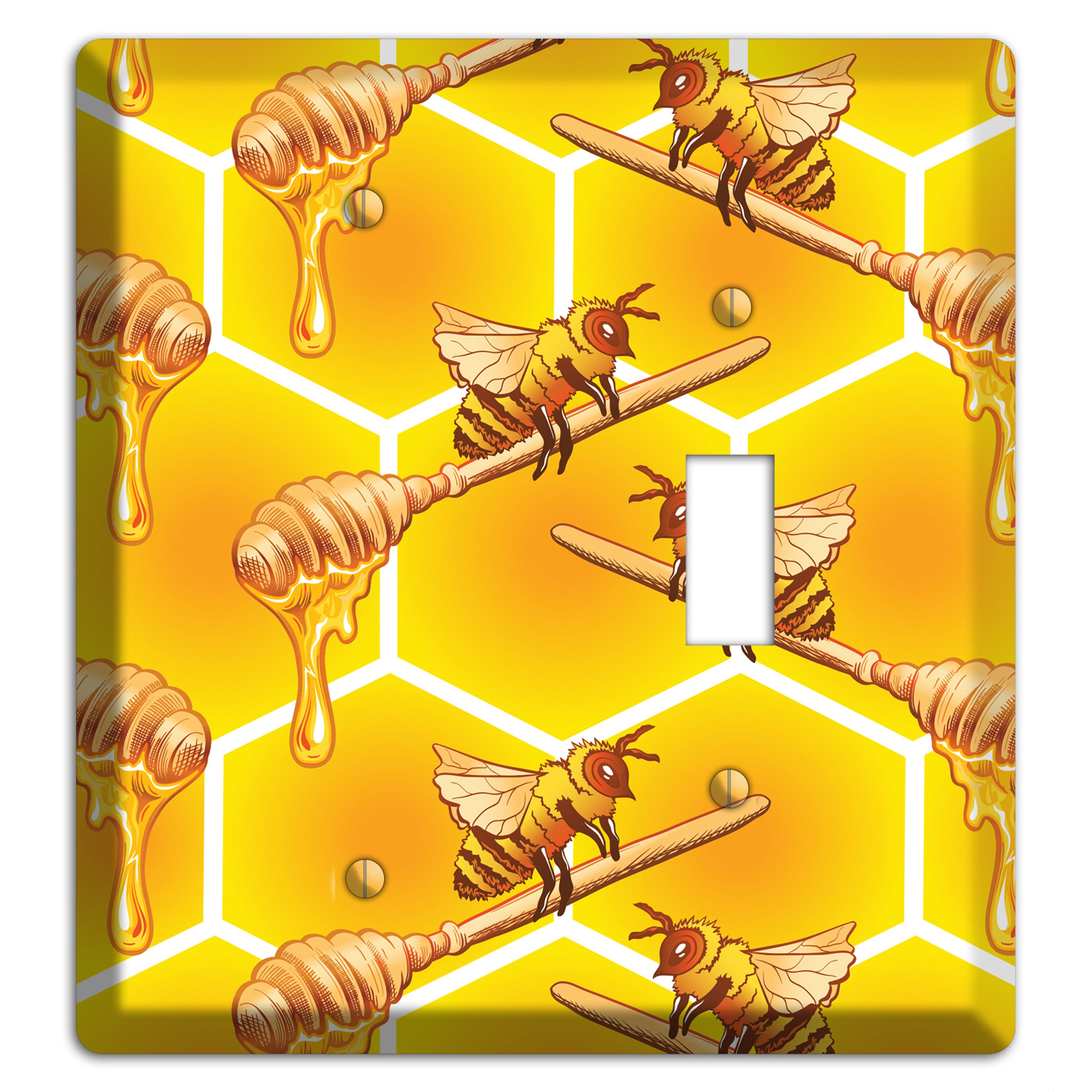 Golden Hive Ritual Blank / Toggle Wallplate