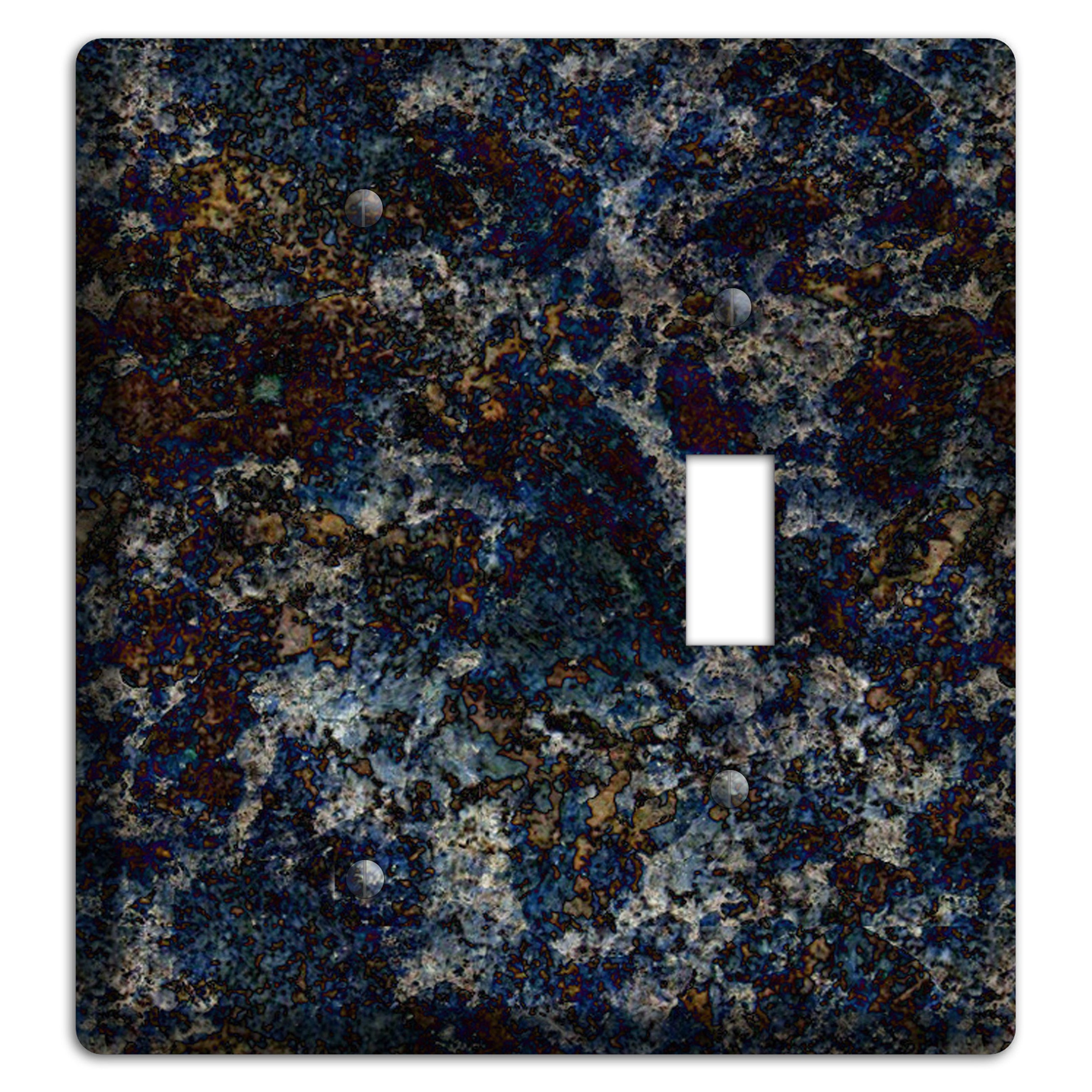 Blue Louise Granite Blank / Toggle Wallplate
