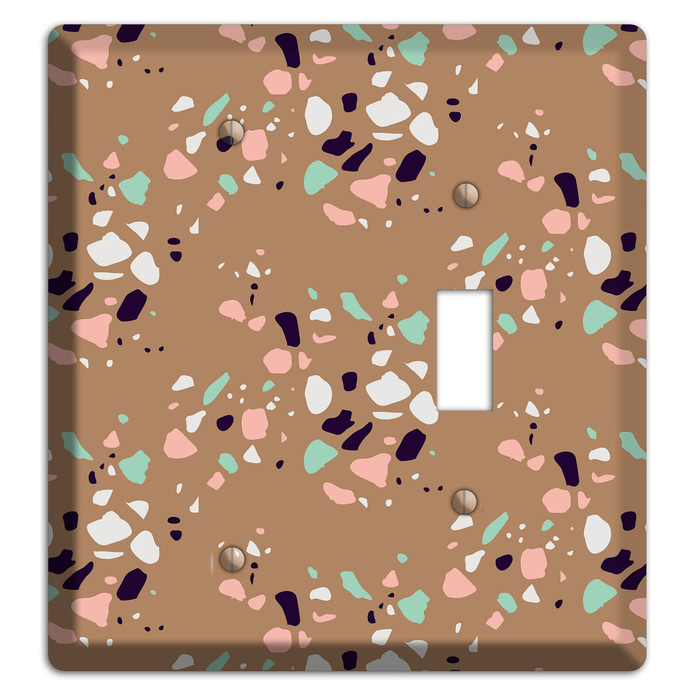Clay Pebble Drop Blank / Toggle Wallplate