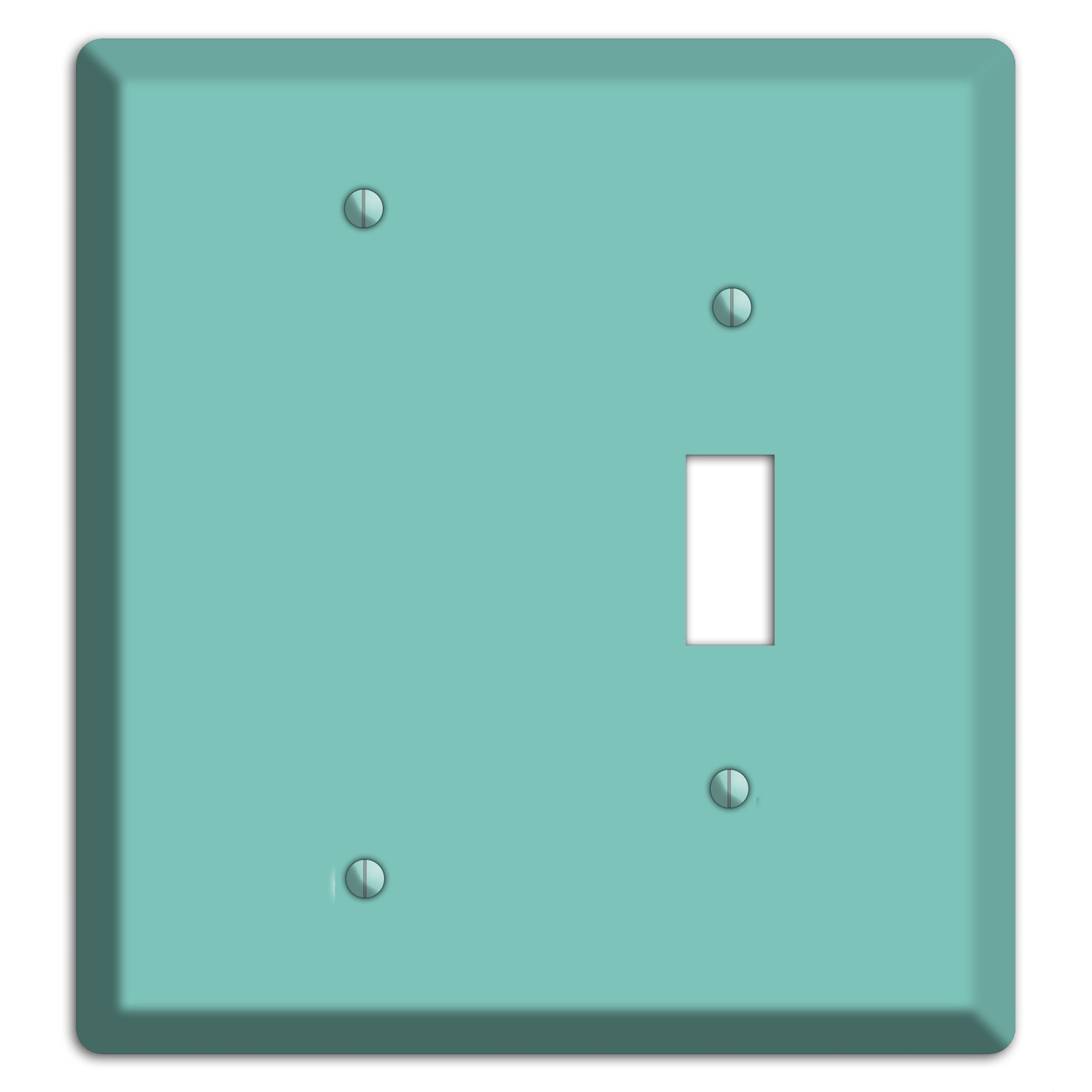 Baxter Seafoam Blank / Toggle Wallplate