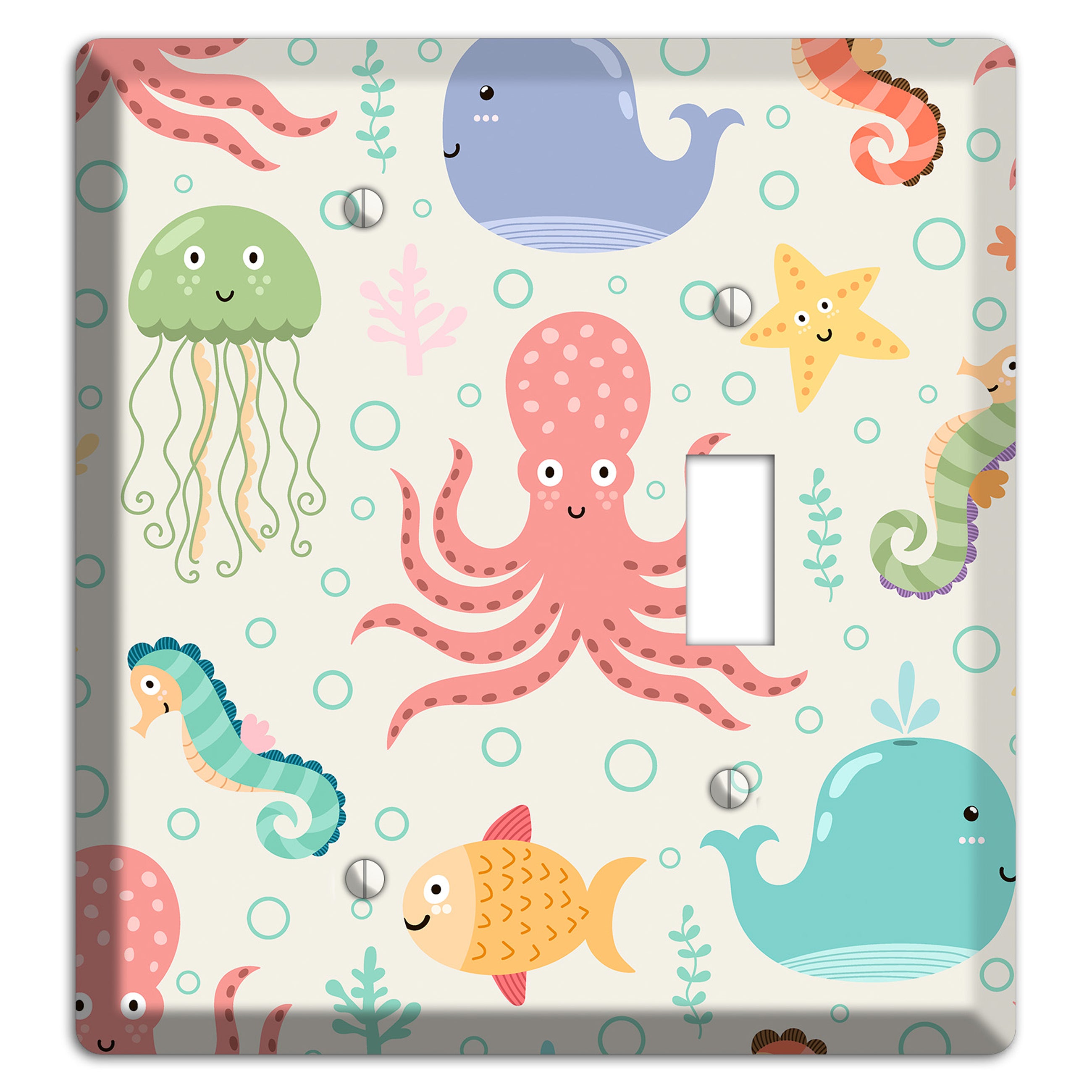 Ocean Buddies Blank / Toggle Wallplate