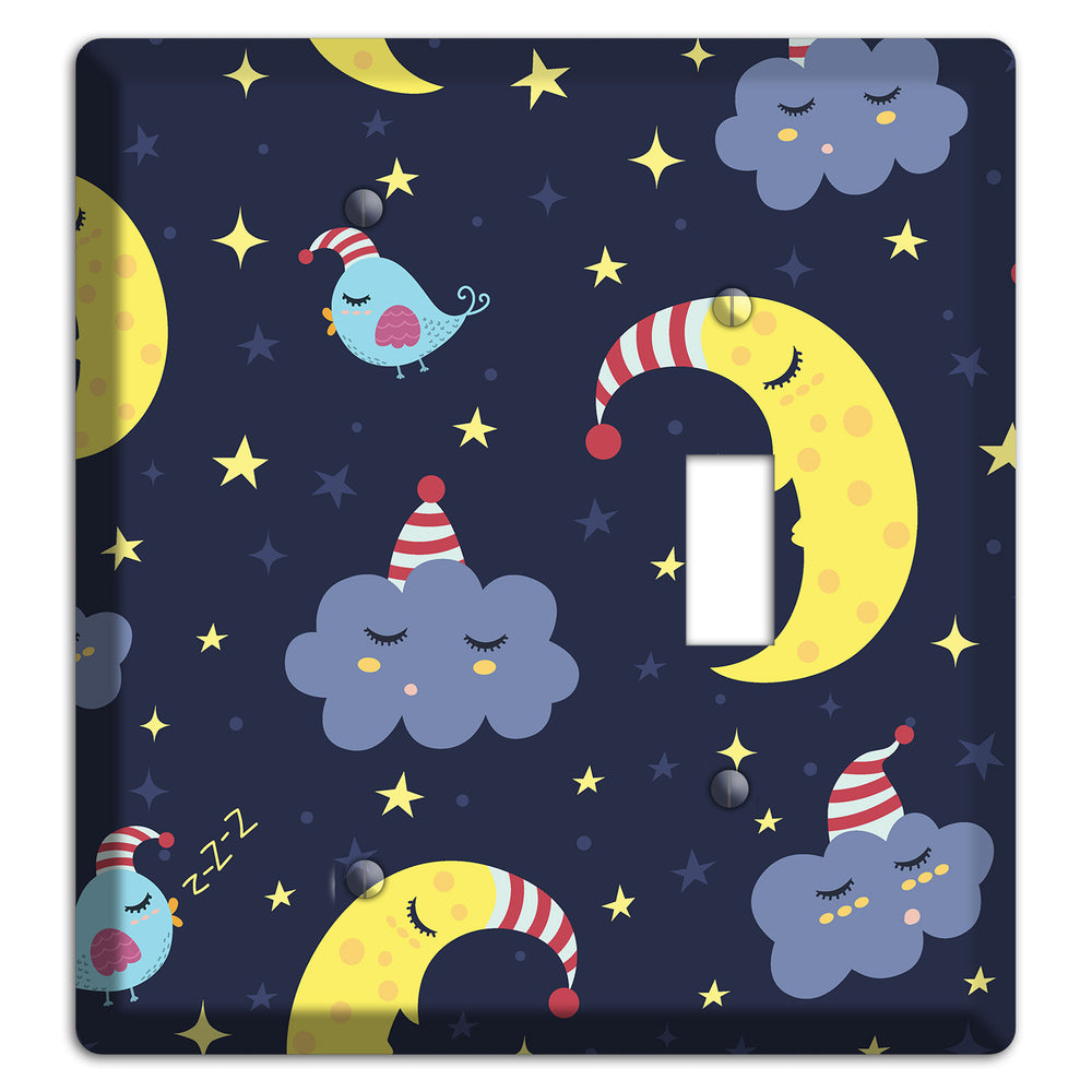 Sleepy Skies Blank / Toggle Wallplate
