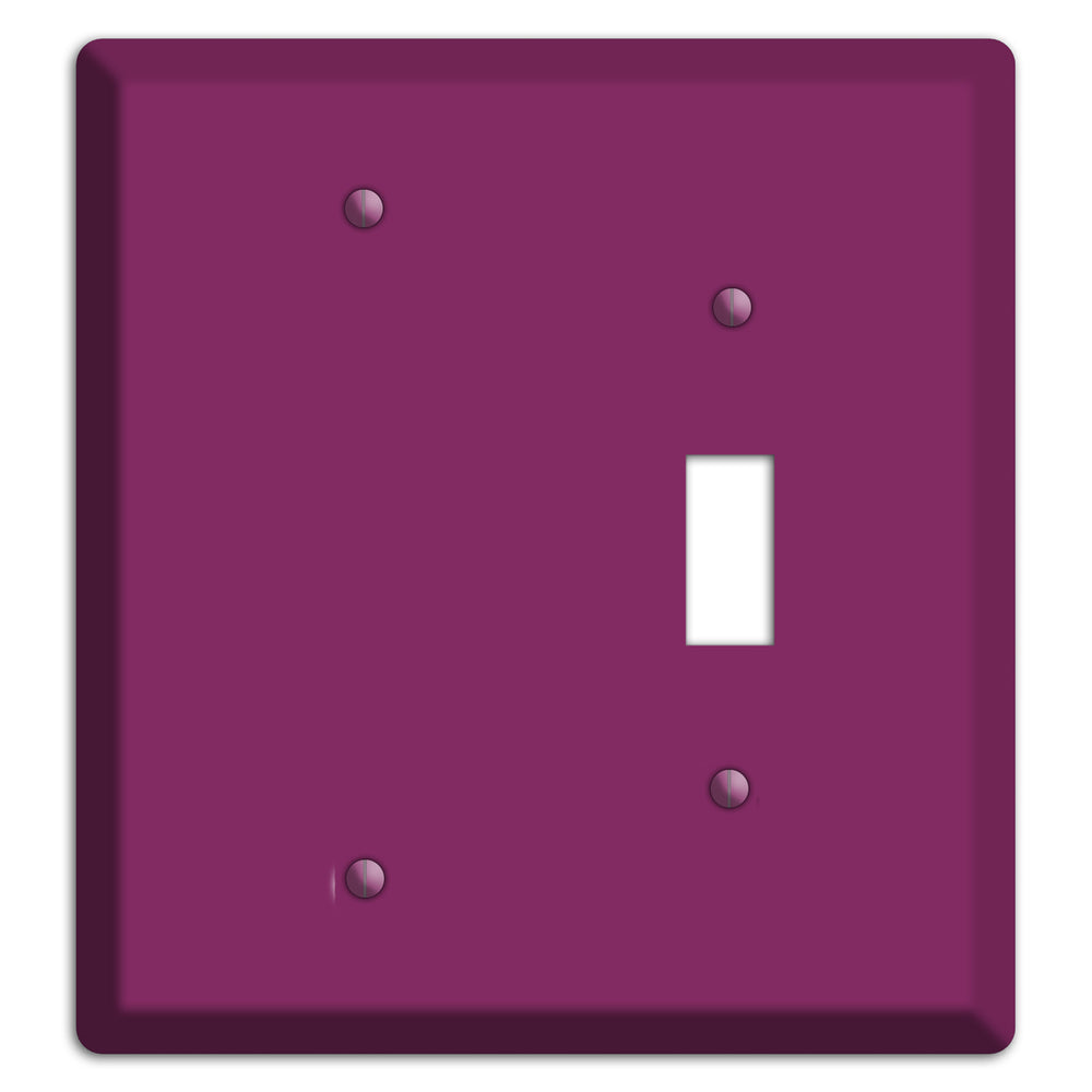 Baxter Plum Wine Blank / Toggle Wallplate