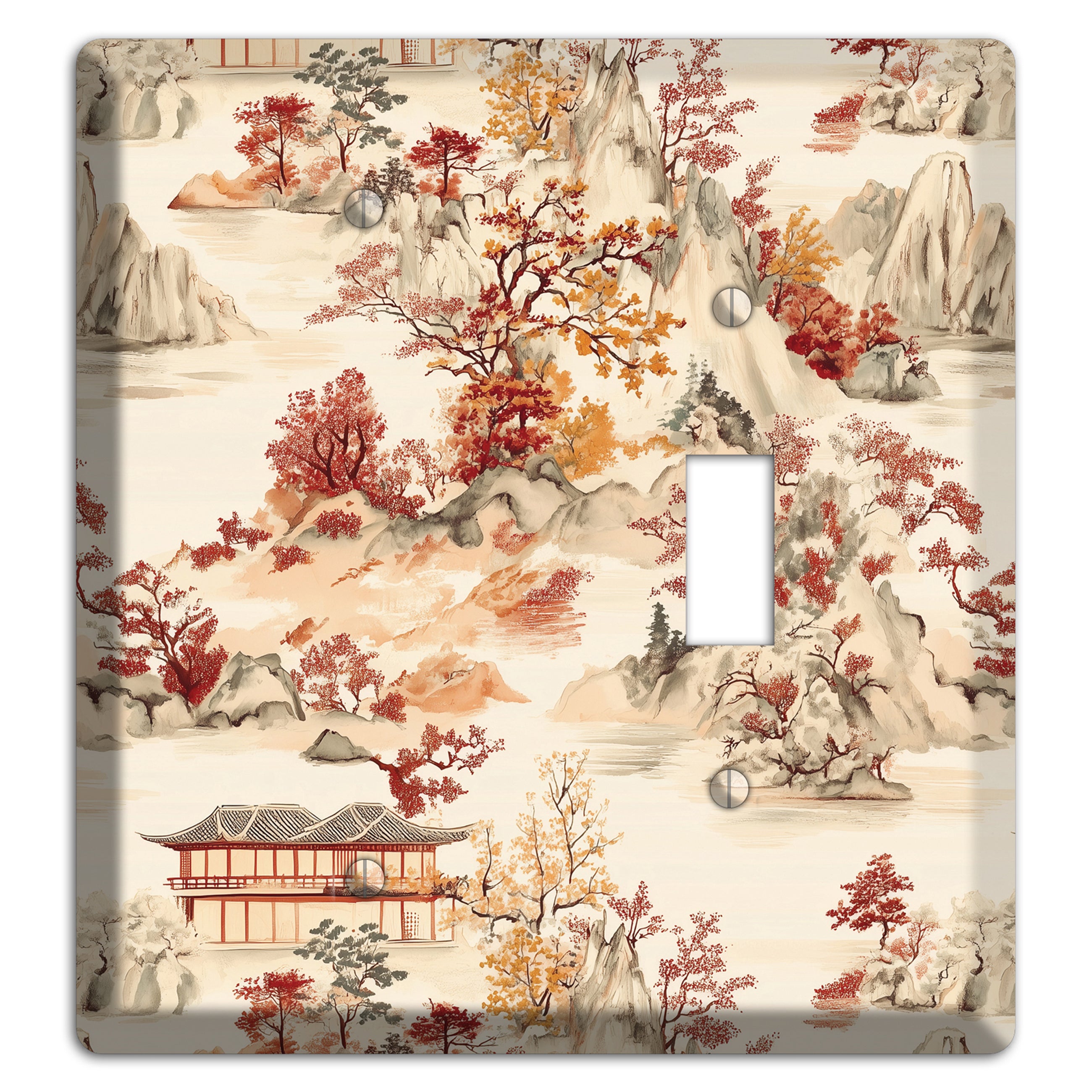 Mountain Autumn Reverie Blank / Toggle Wallplate