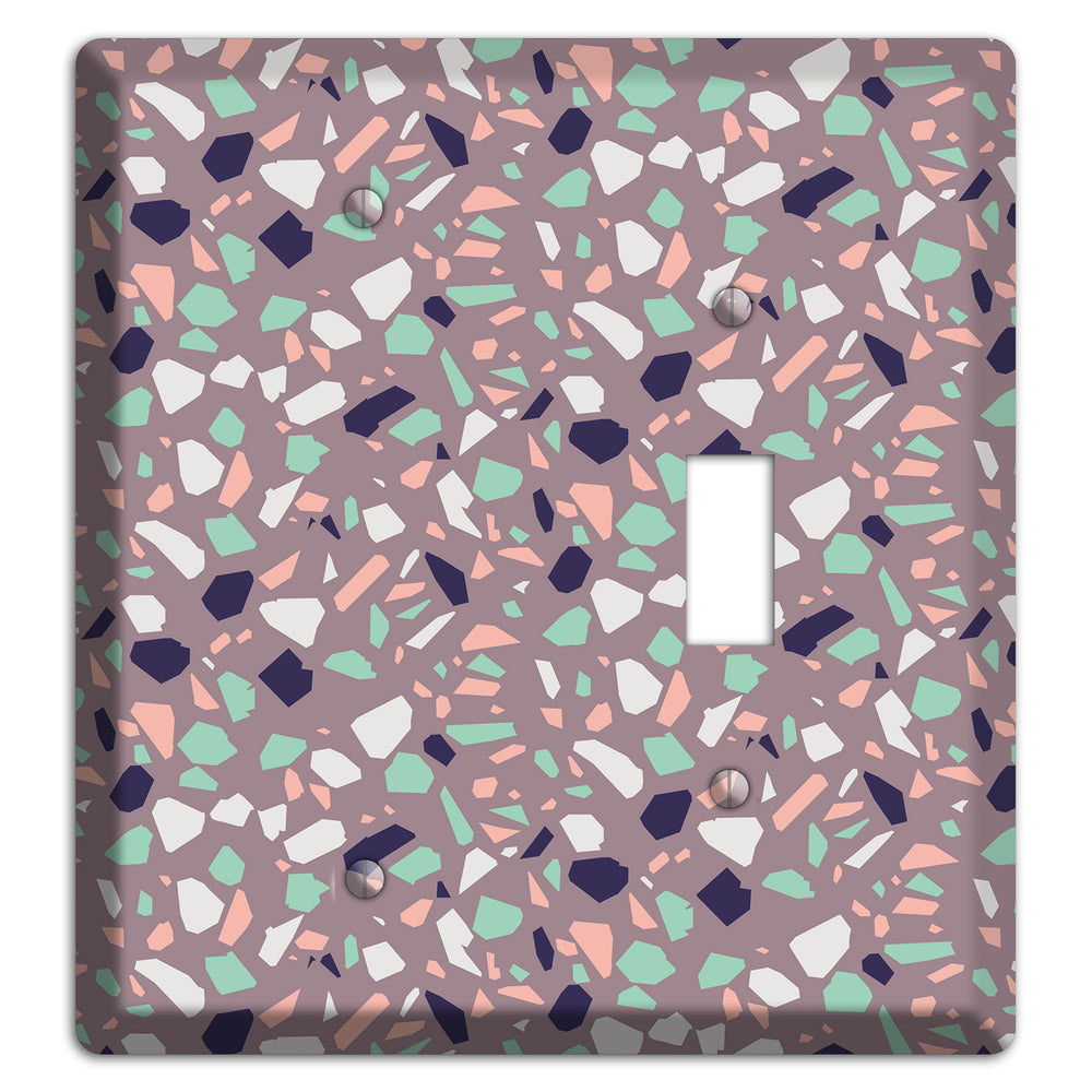 Lavender Shard Blank / Toggle Wallplate