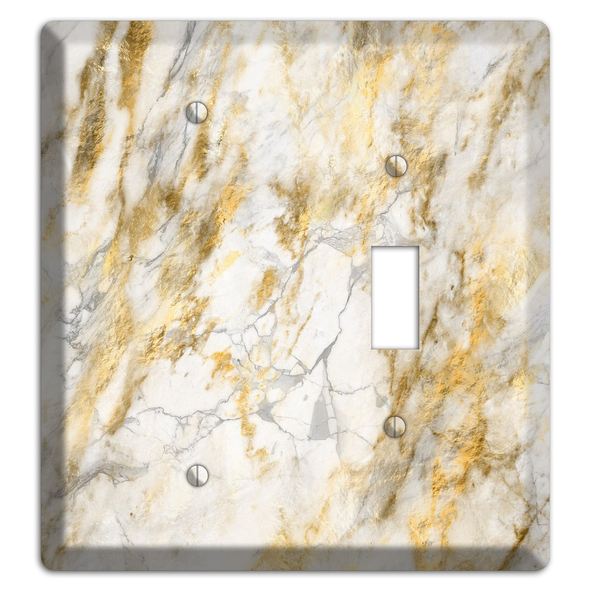 Marigold Marble Blank / Toggle Wallplate