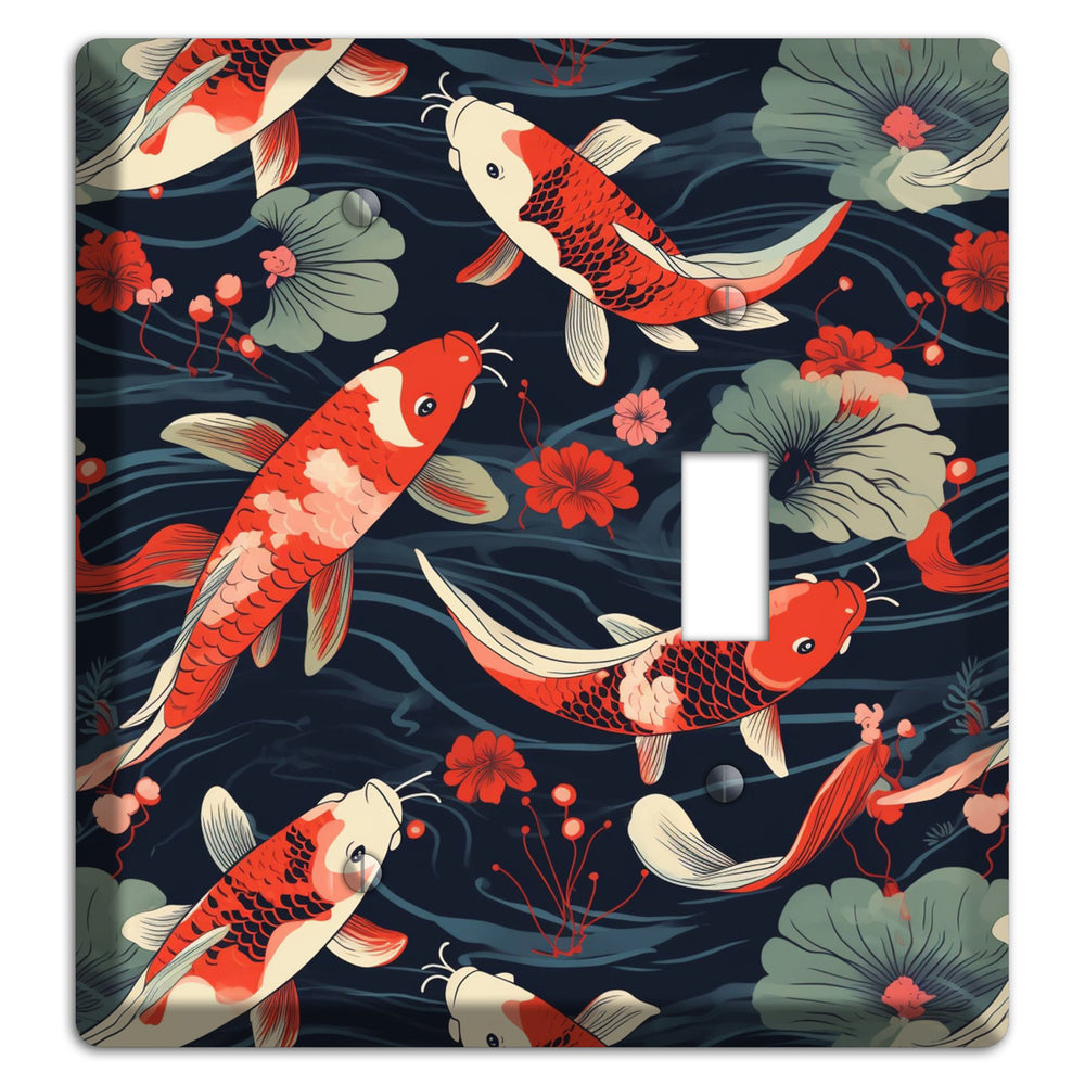 Koi Drift Dance Blank / Toggle Wallplate