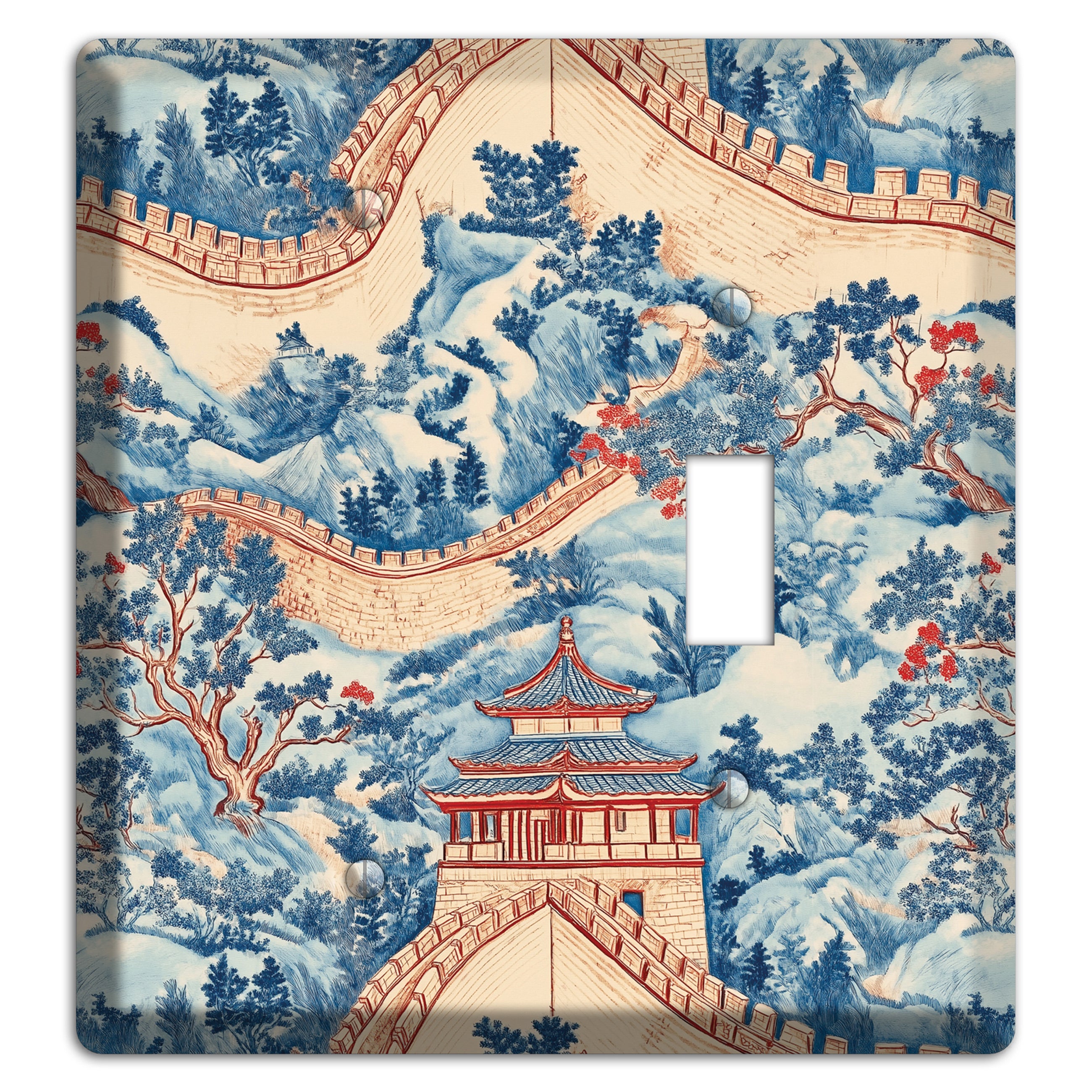 Great Wall Toile Blank / Toggle Wallplate