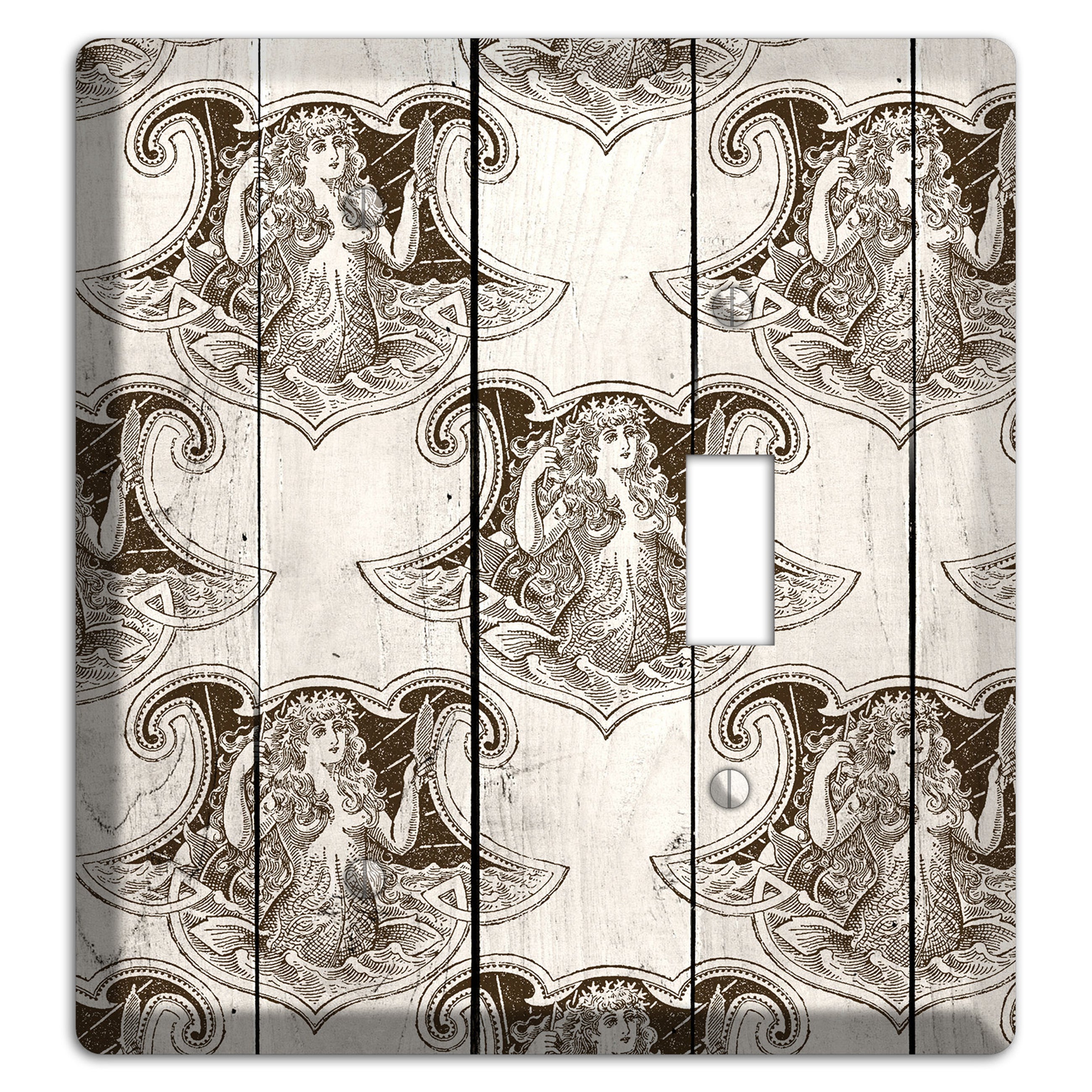 Mermaid’s Crest Blank / Toggle Wallplate