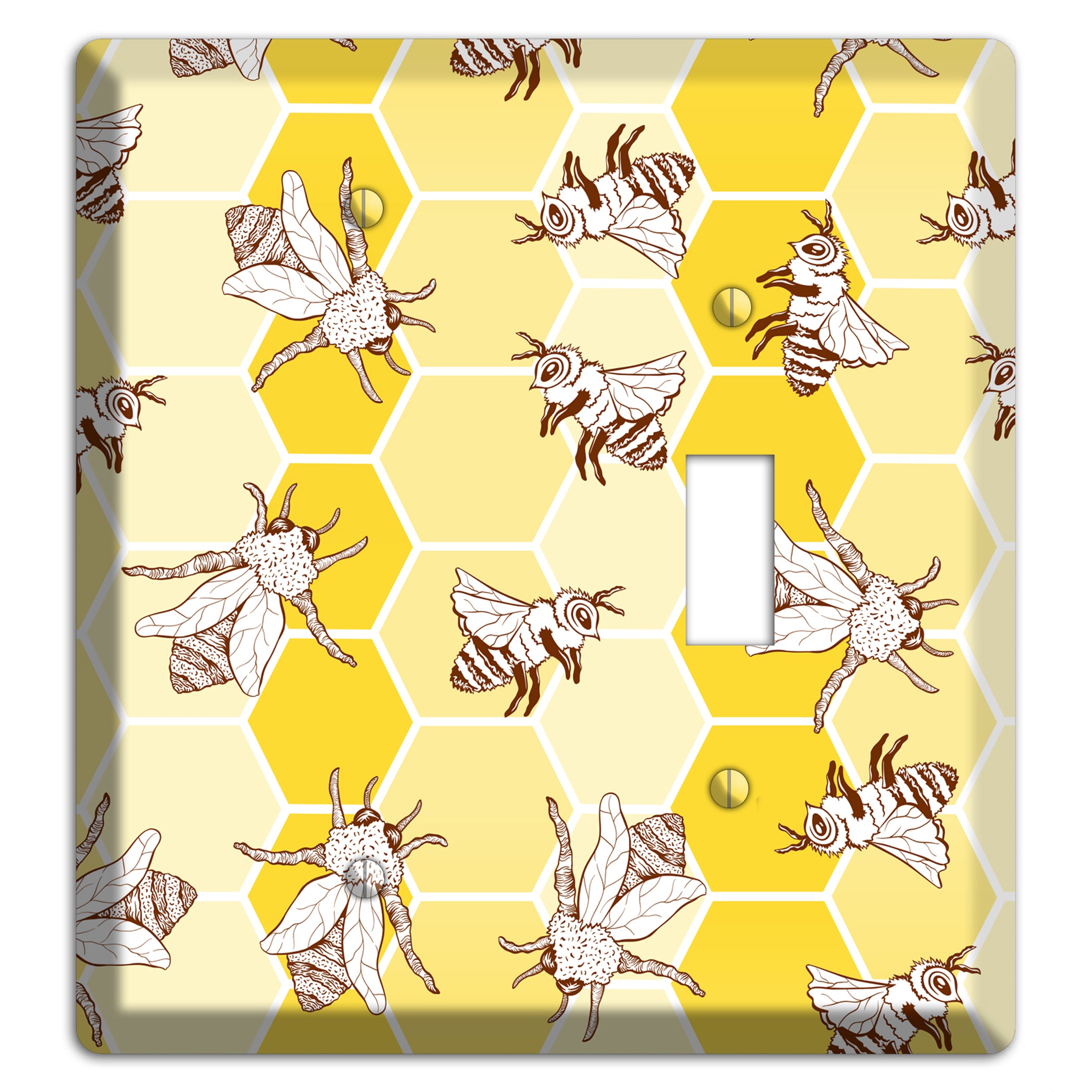 Hive & Wing Blank / Toggle Wallplate