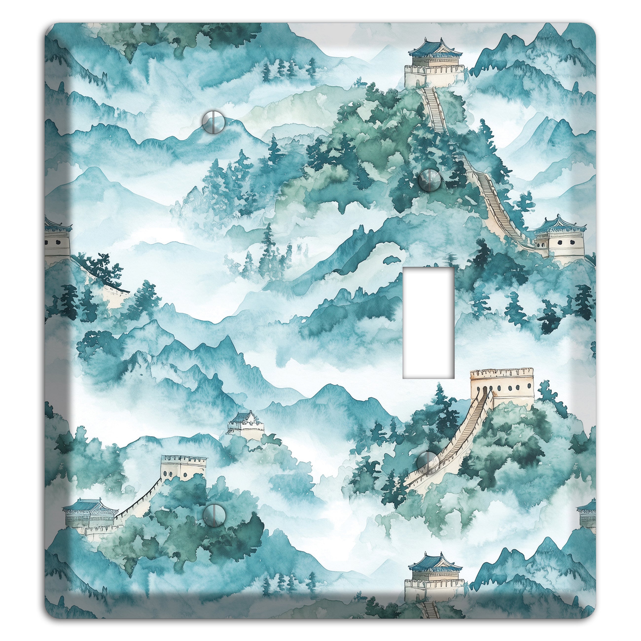 Watchtower in Mist Blank / Toggle Wallplate