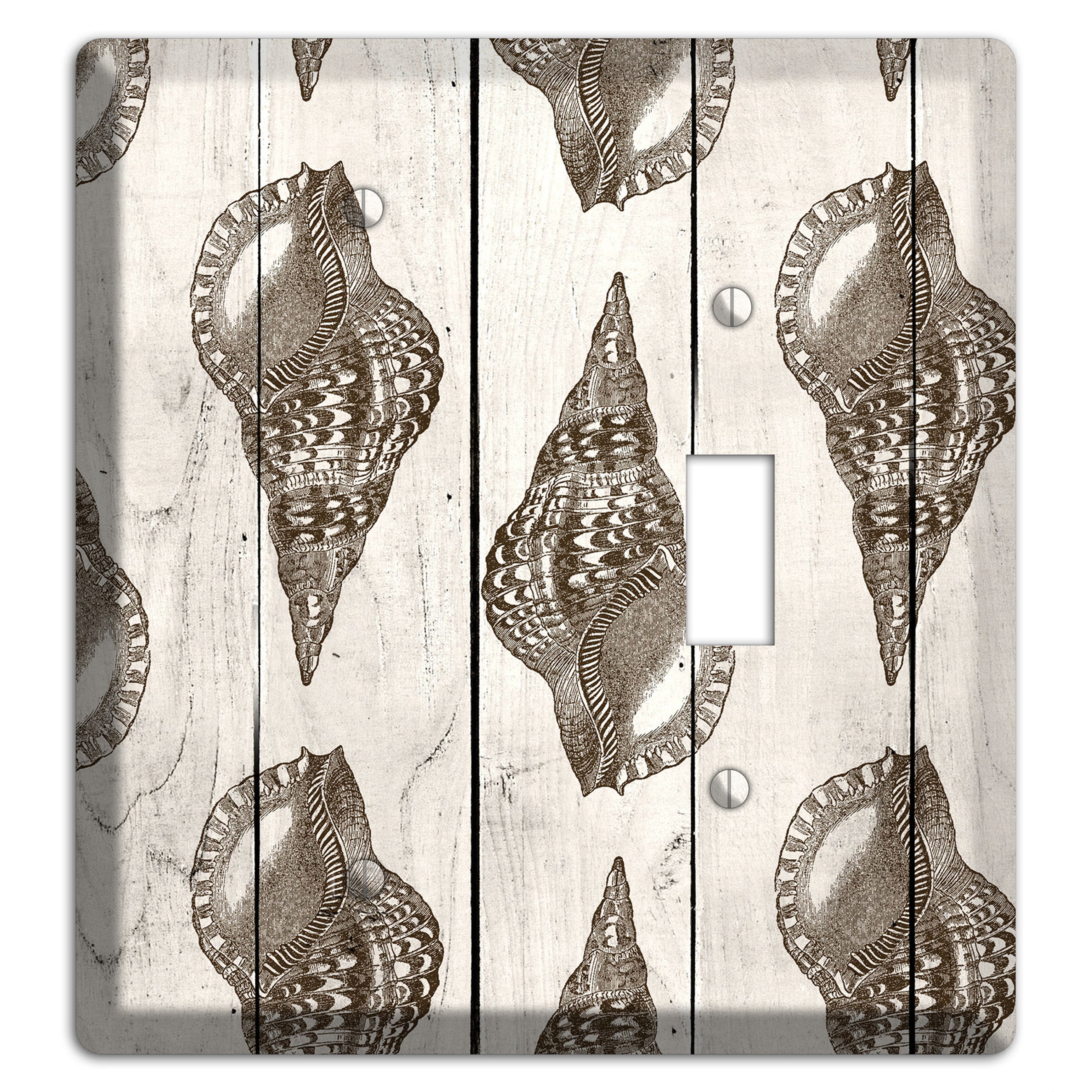 Shellbound Shore Blank / Toggle Wallplate