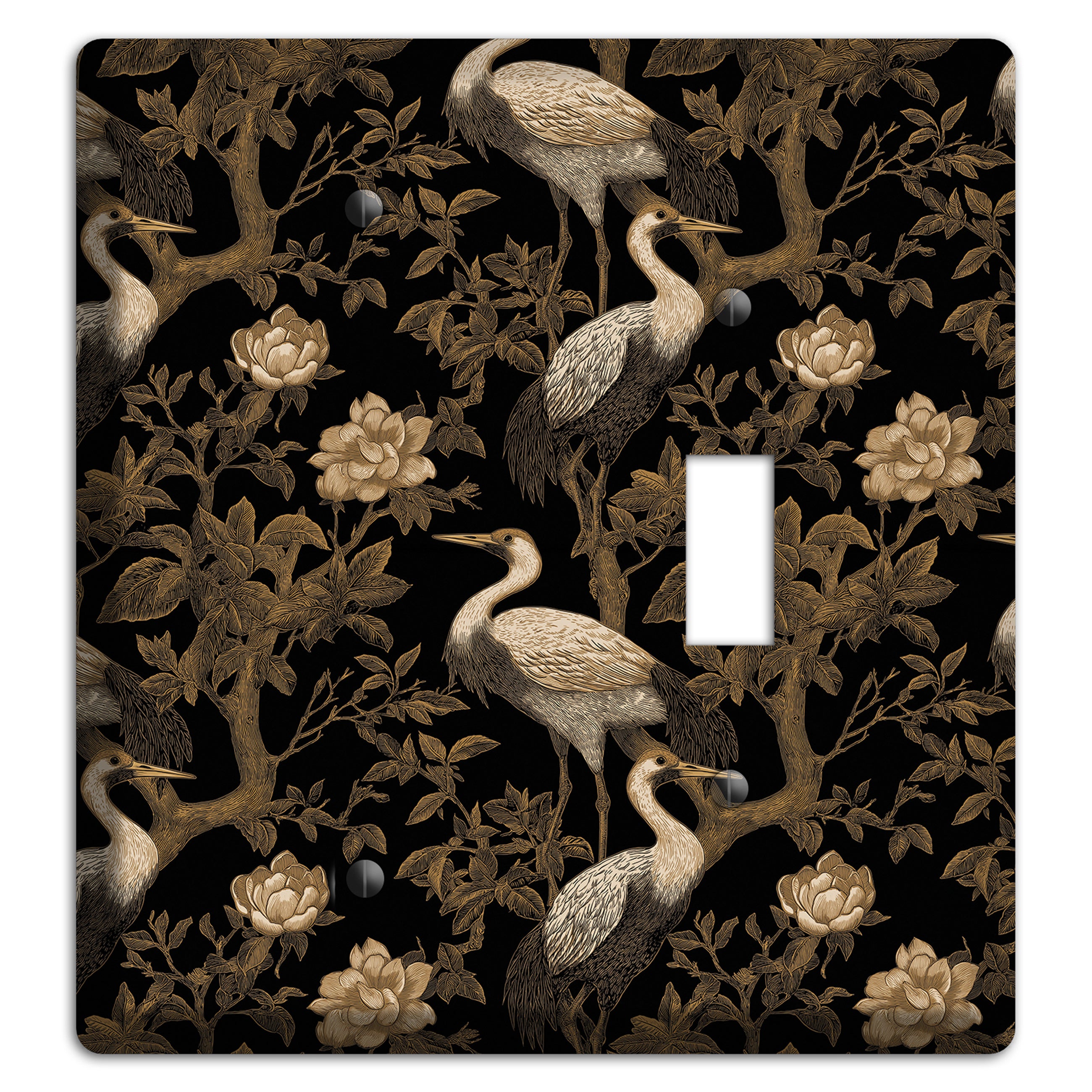 Obsidian Heron Dusk Blank / Toggle Wallplate