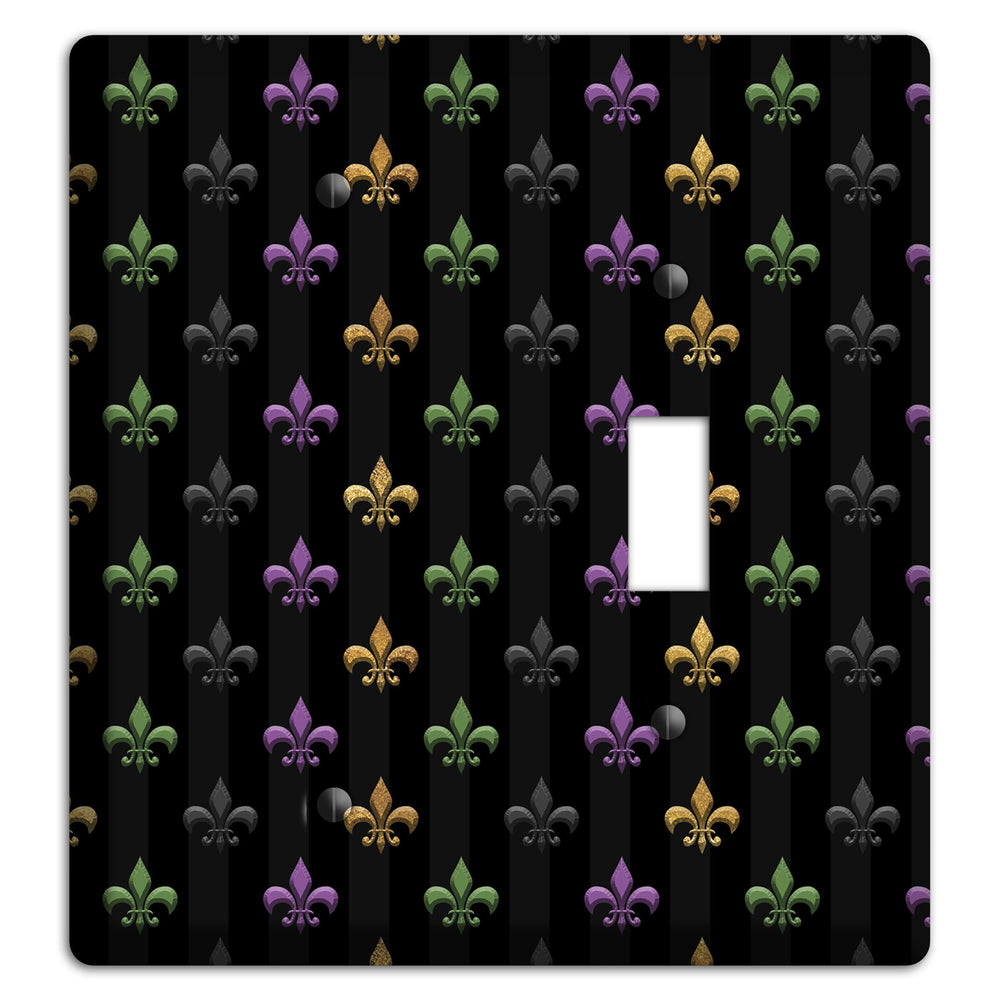 Midnight Fleur Blank / Toggle Wallplate