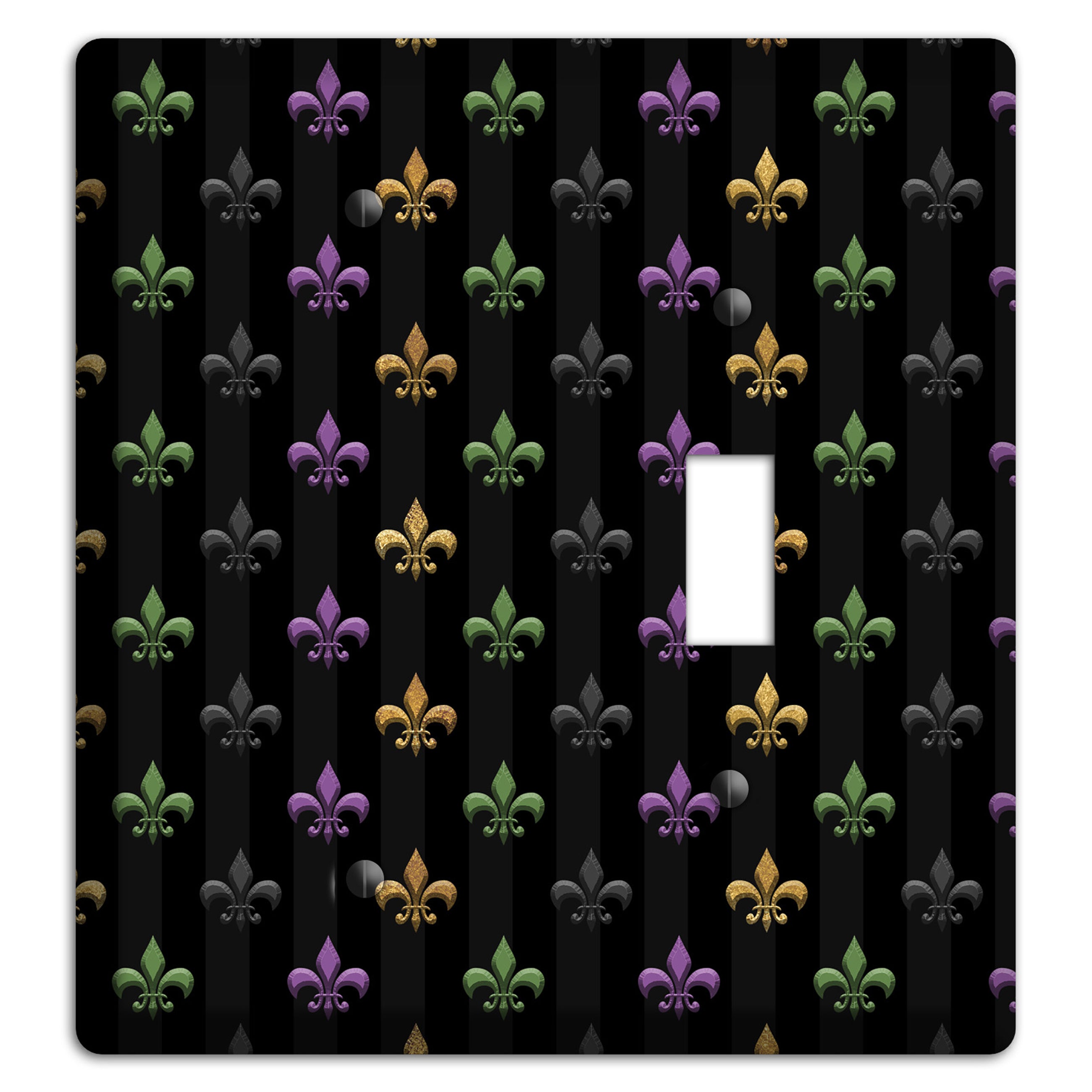 Midnight Fleur Blank / Toggle Wallplate