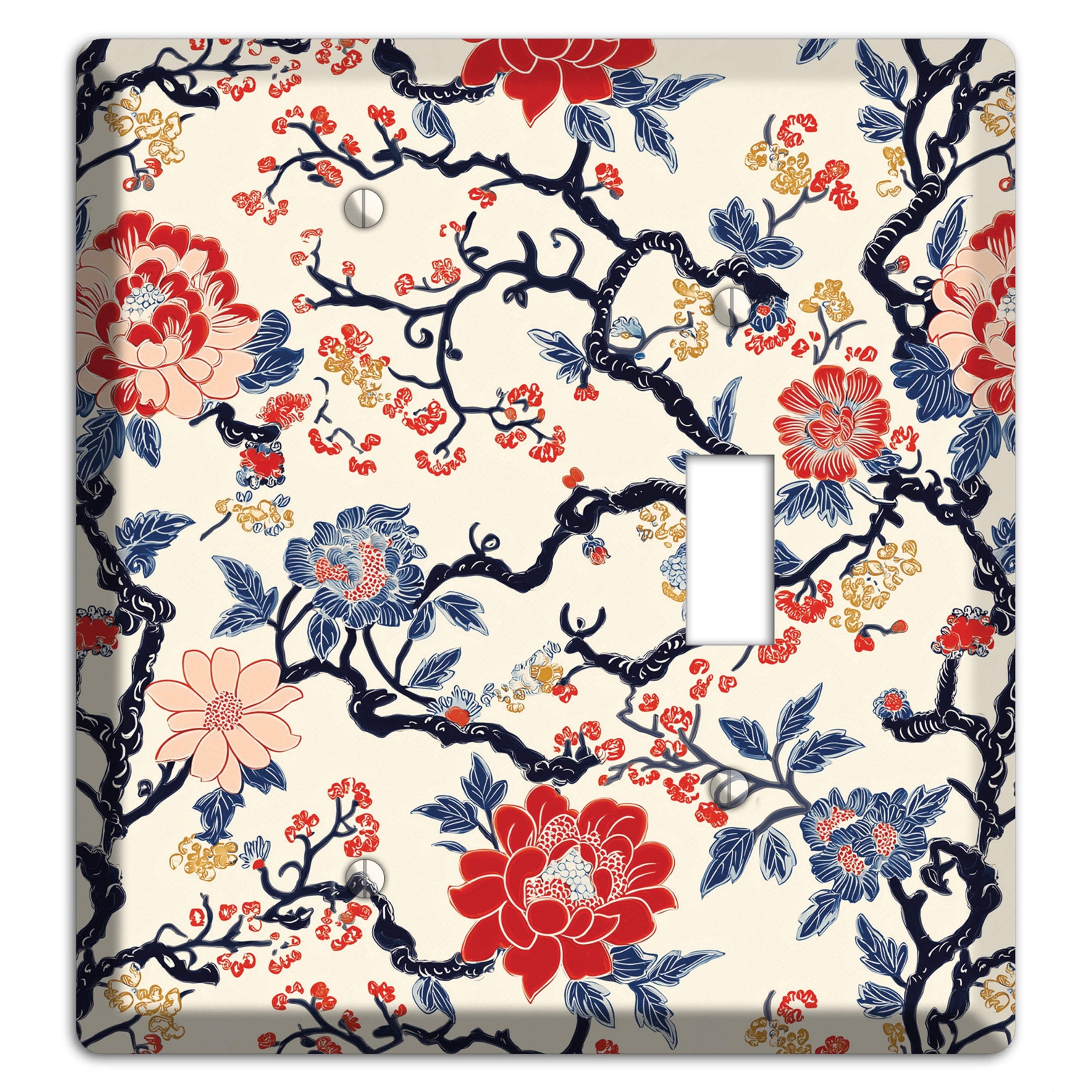 Crimson Branch Reverie Blank / Toggle Wallplate