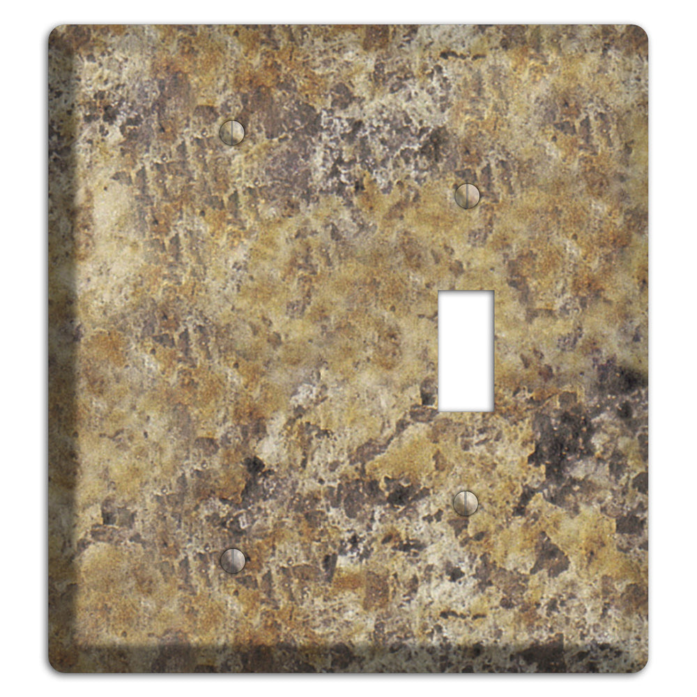 Venetian Gold Granite Blank / Toggle Wallplate