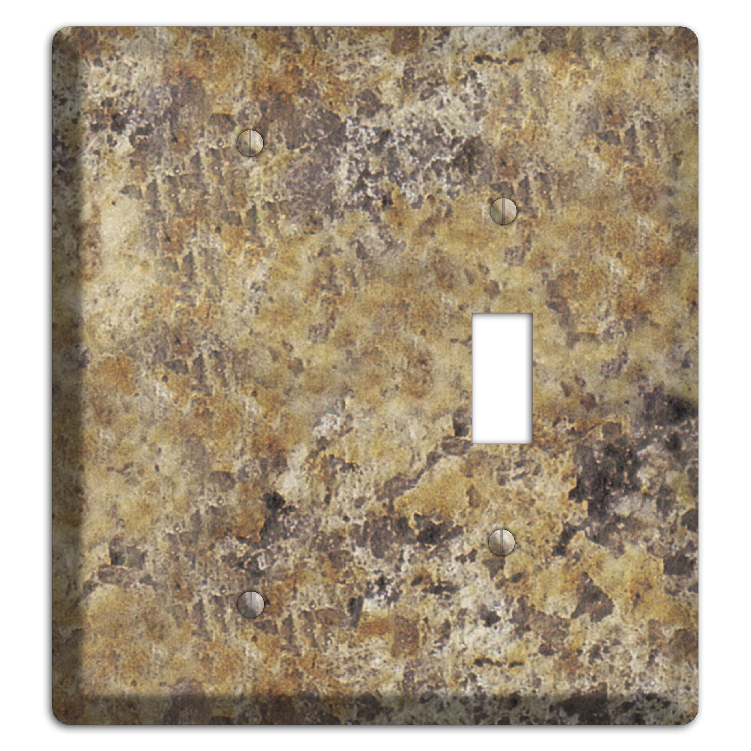 Venetian Gold Granite Blank / Toggle Wallplate