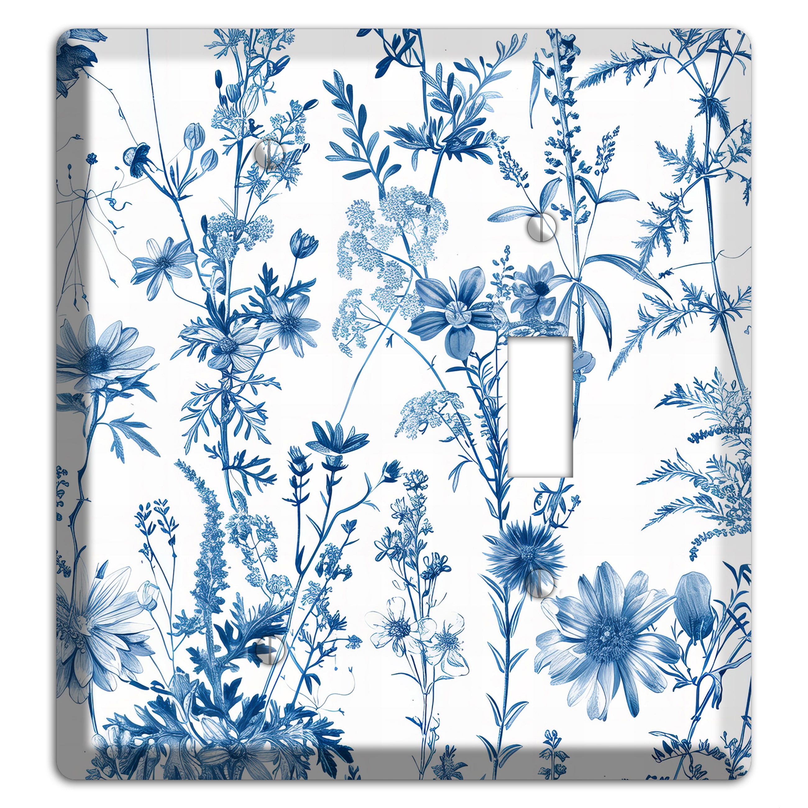 Meadow Pressed Blue Blank / Toggle Wallplate