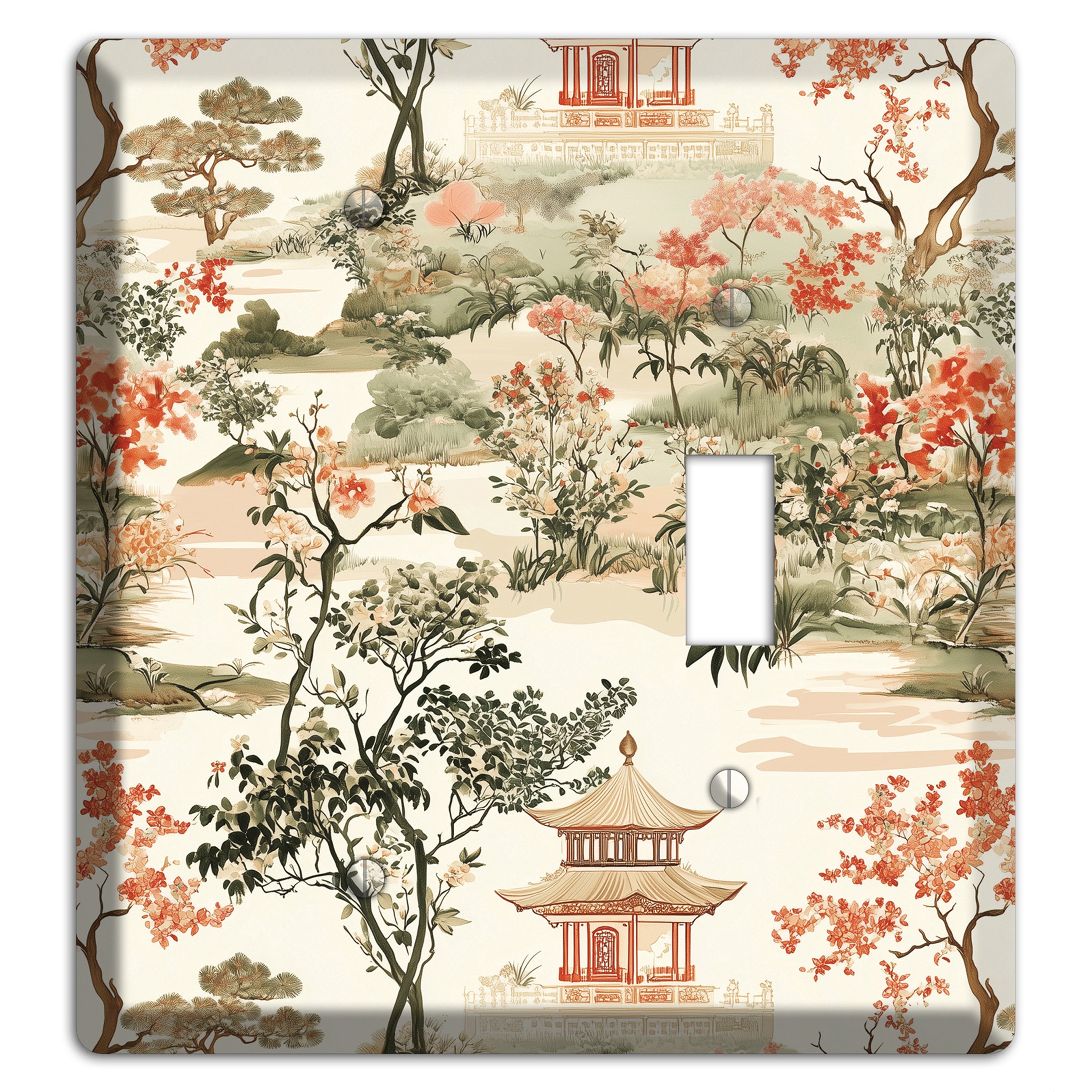 Pavilion & Petal Blank / Toggle Wallplate