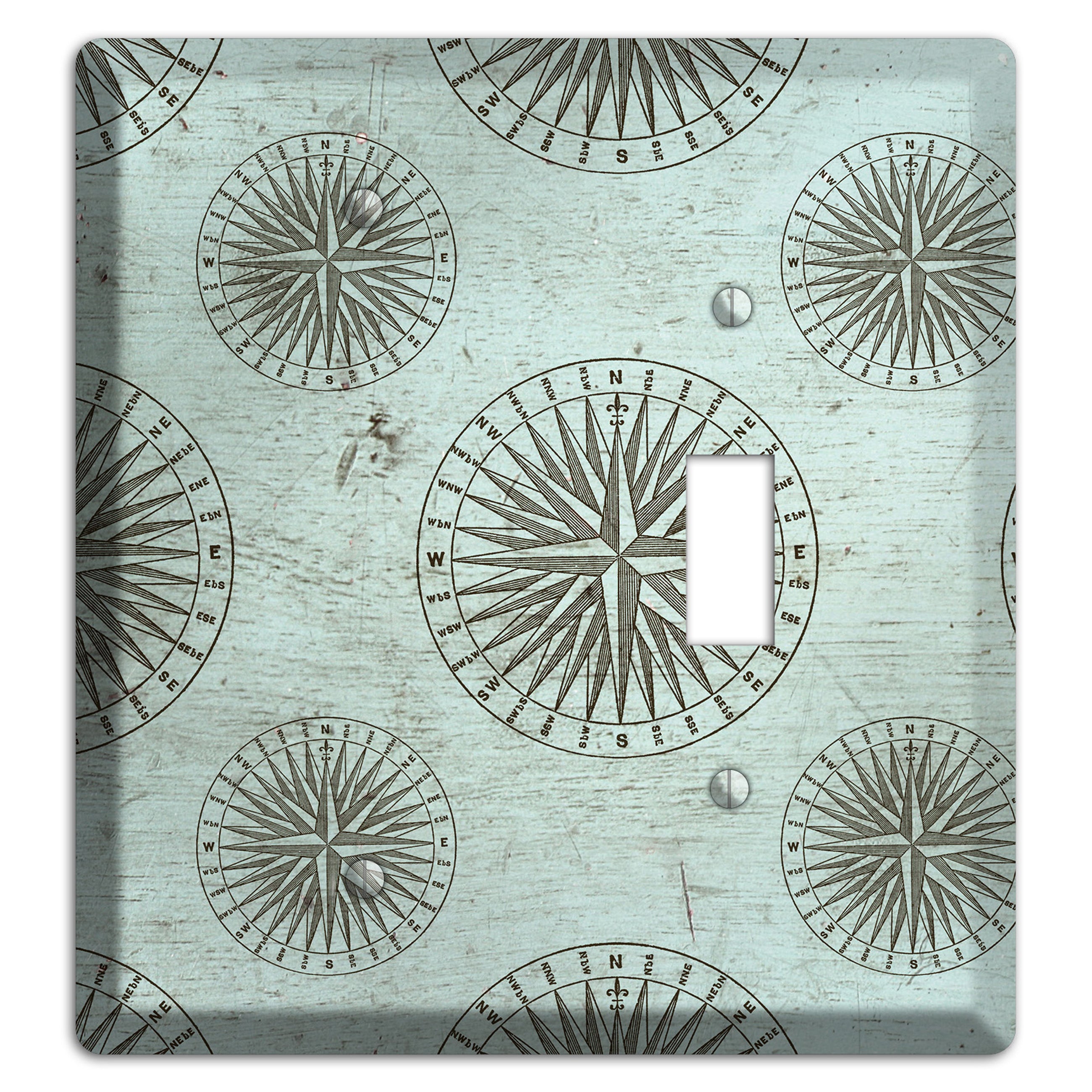 Compass & Current Blank / Toggle Wallplate