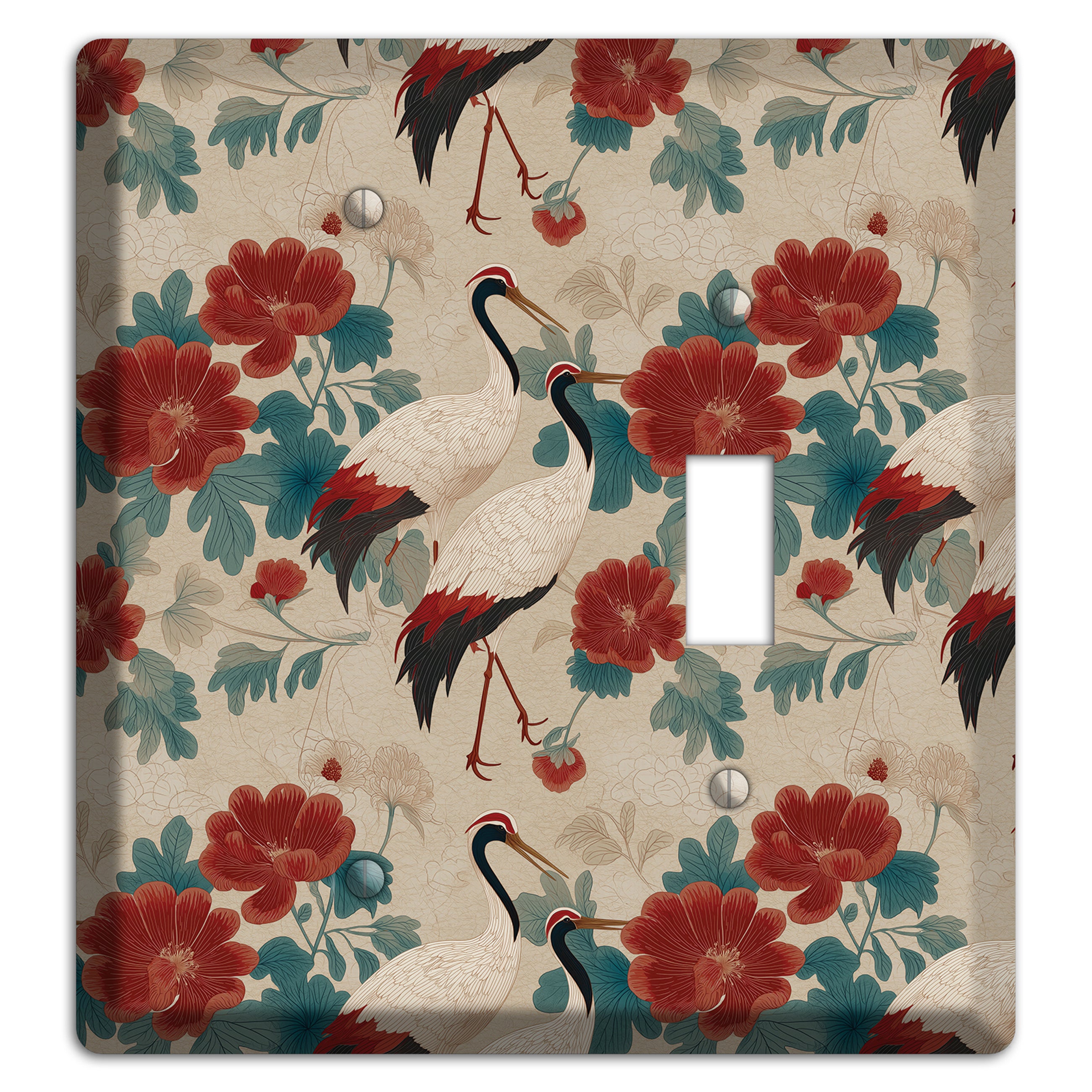 Rust Peony Passage Blank / Toggle Wallplate