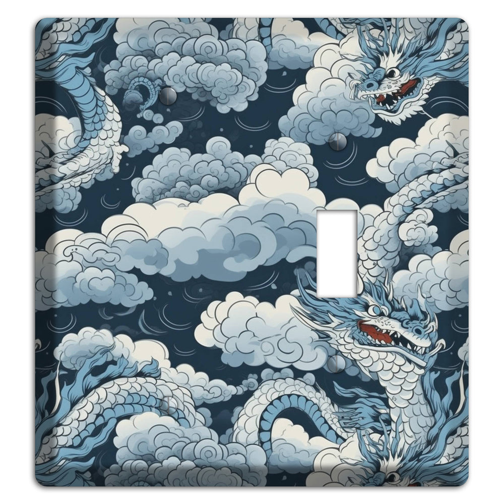 Storm Serpent Rising Blank / Toggle Wallplate