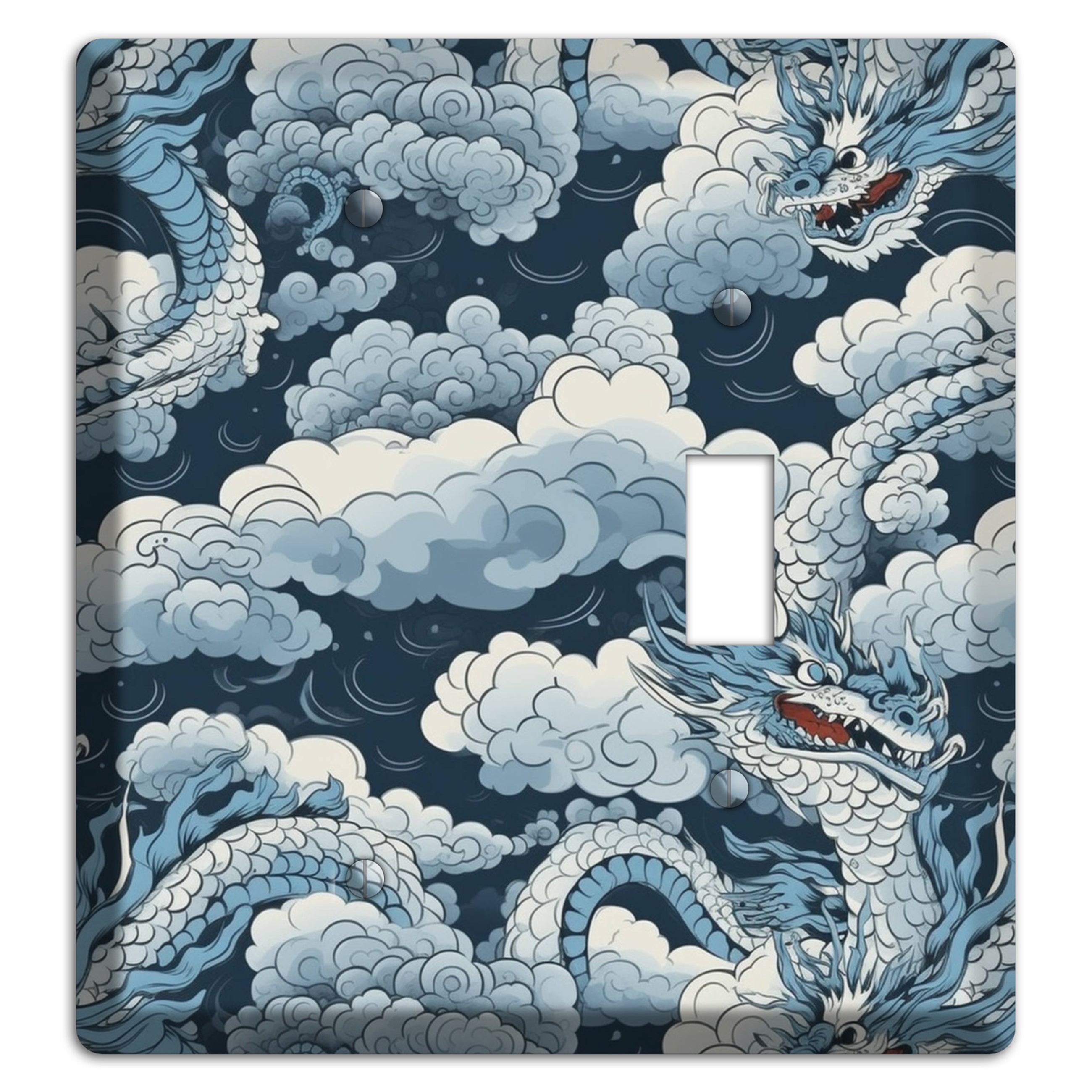 Storm Serpent Rising Blank / Toggle Wallplate