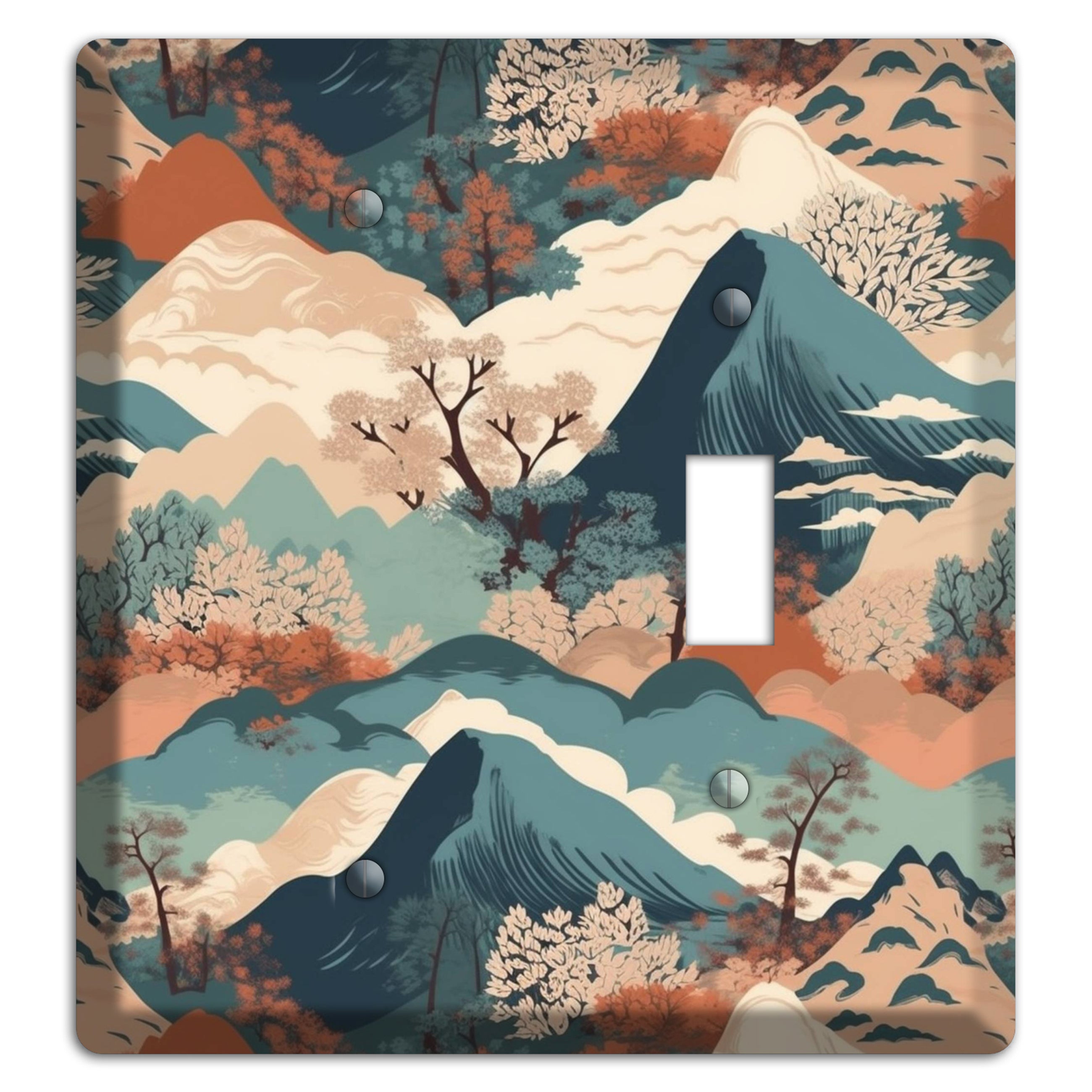 Mountain Reverie Blank / Toggle Wallplate