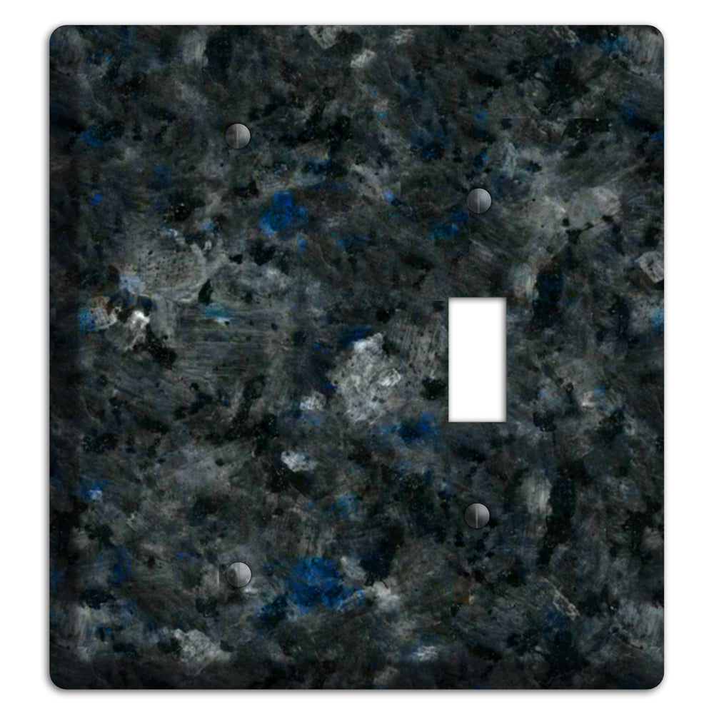 Blue Pearl GT Granite Blank / Toggle Wallplate