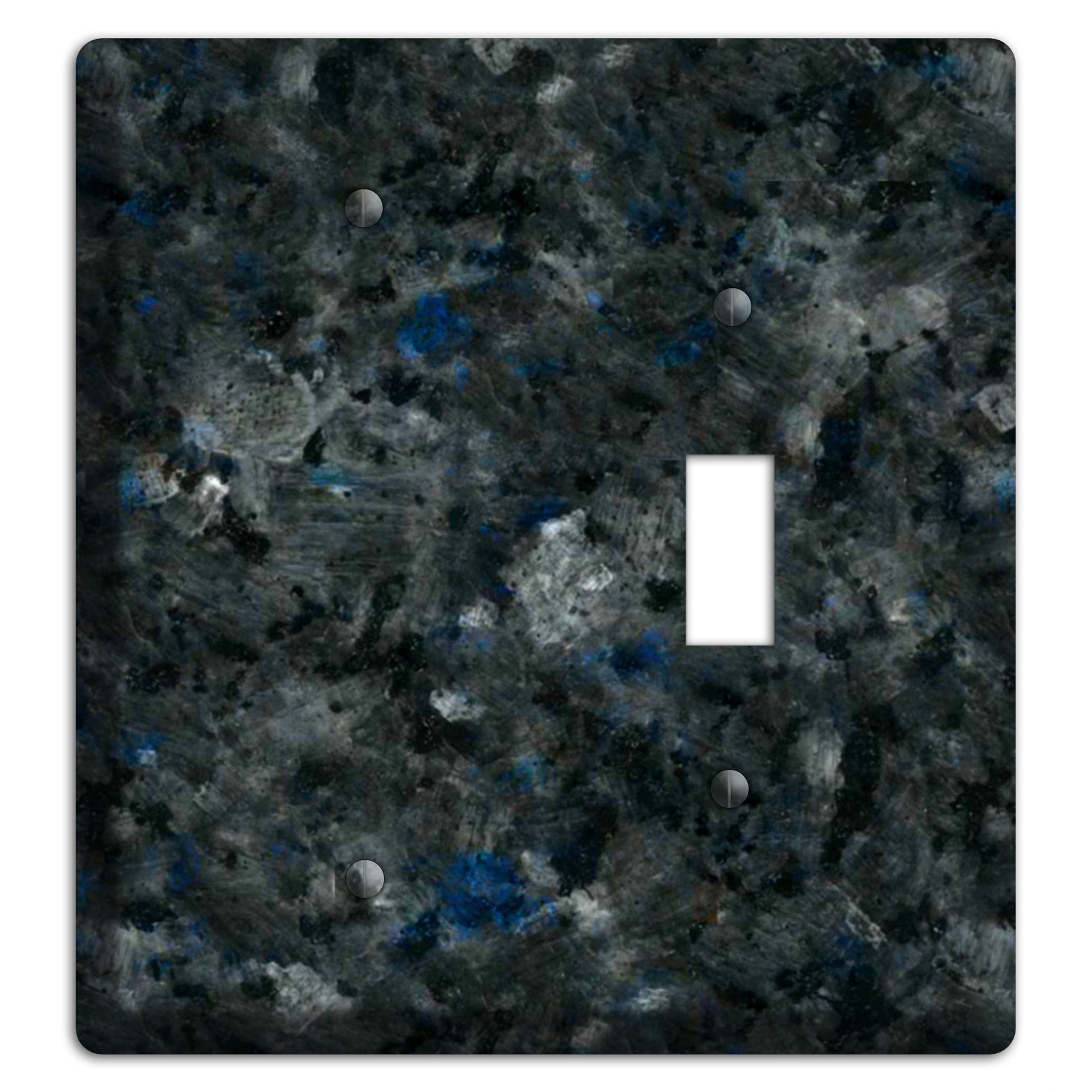 Blue Pearl GT Granite Blank / Toggle Wallplate