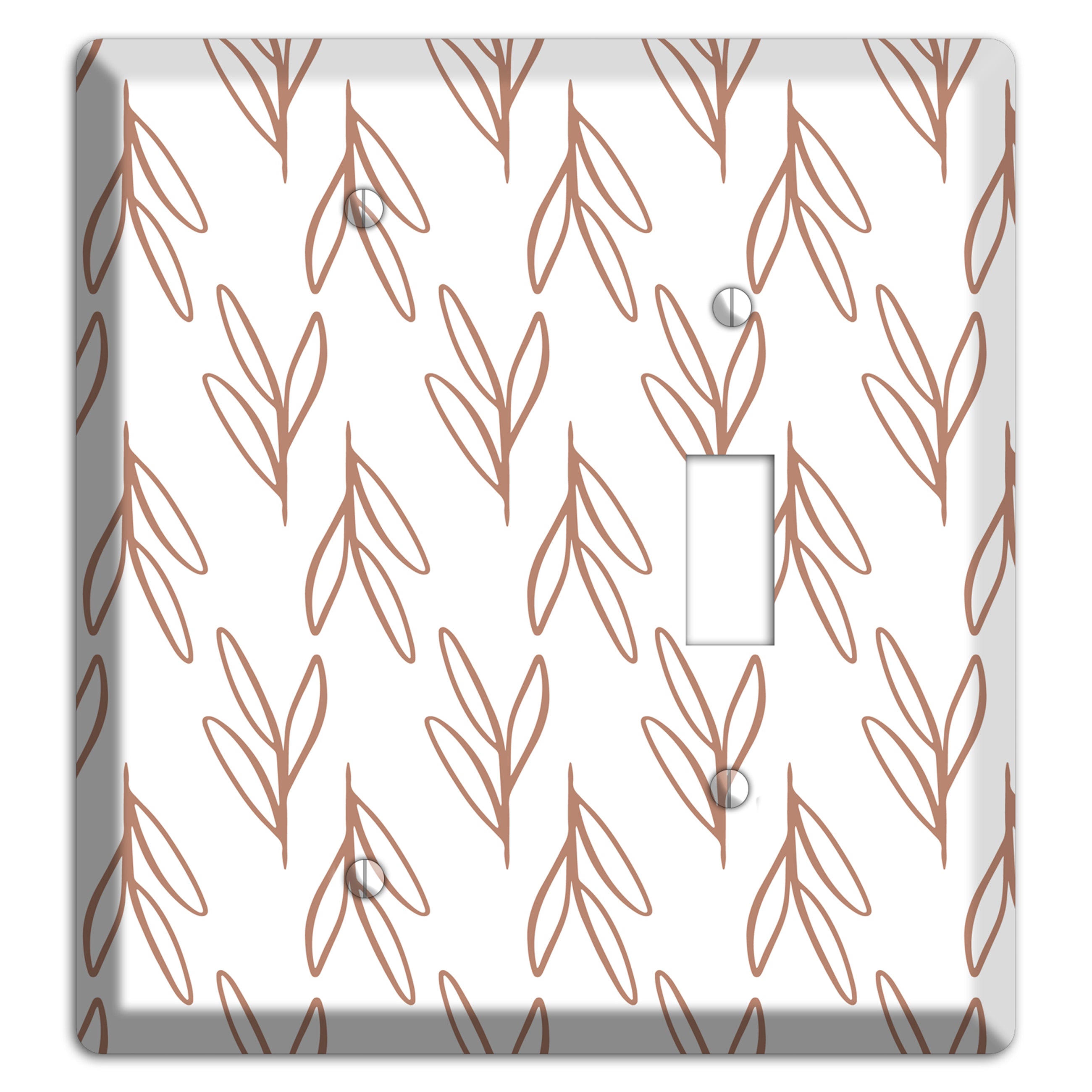 Whisper & Stem Blank / Toggle Wallplate