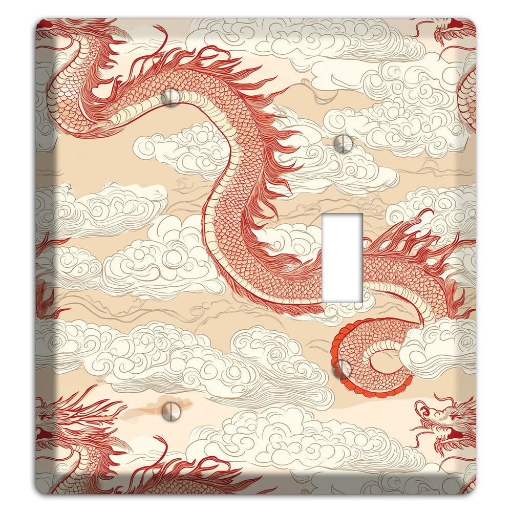 Celestial Dragon Dance Blank / Toggle Wallplate