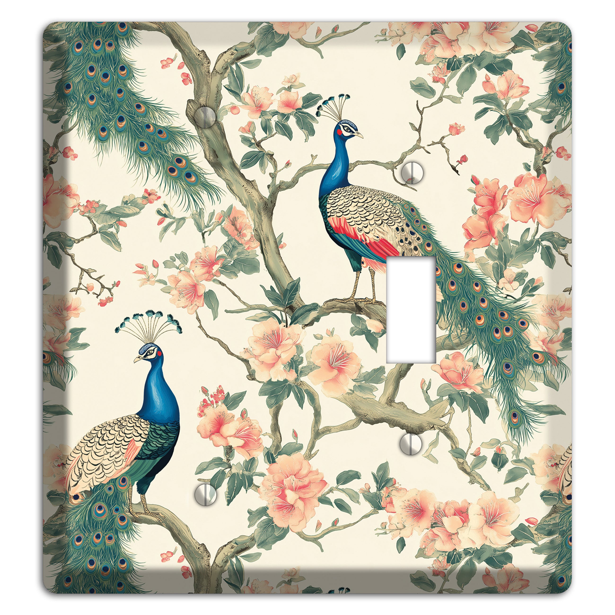 Imperial Plumage Garden Blank / Toggle Wallplate