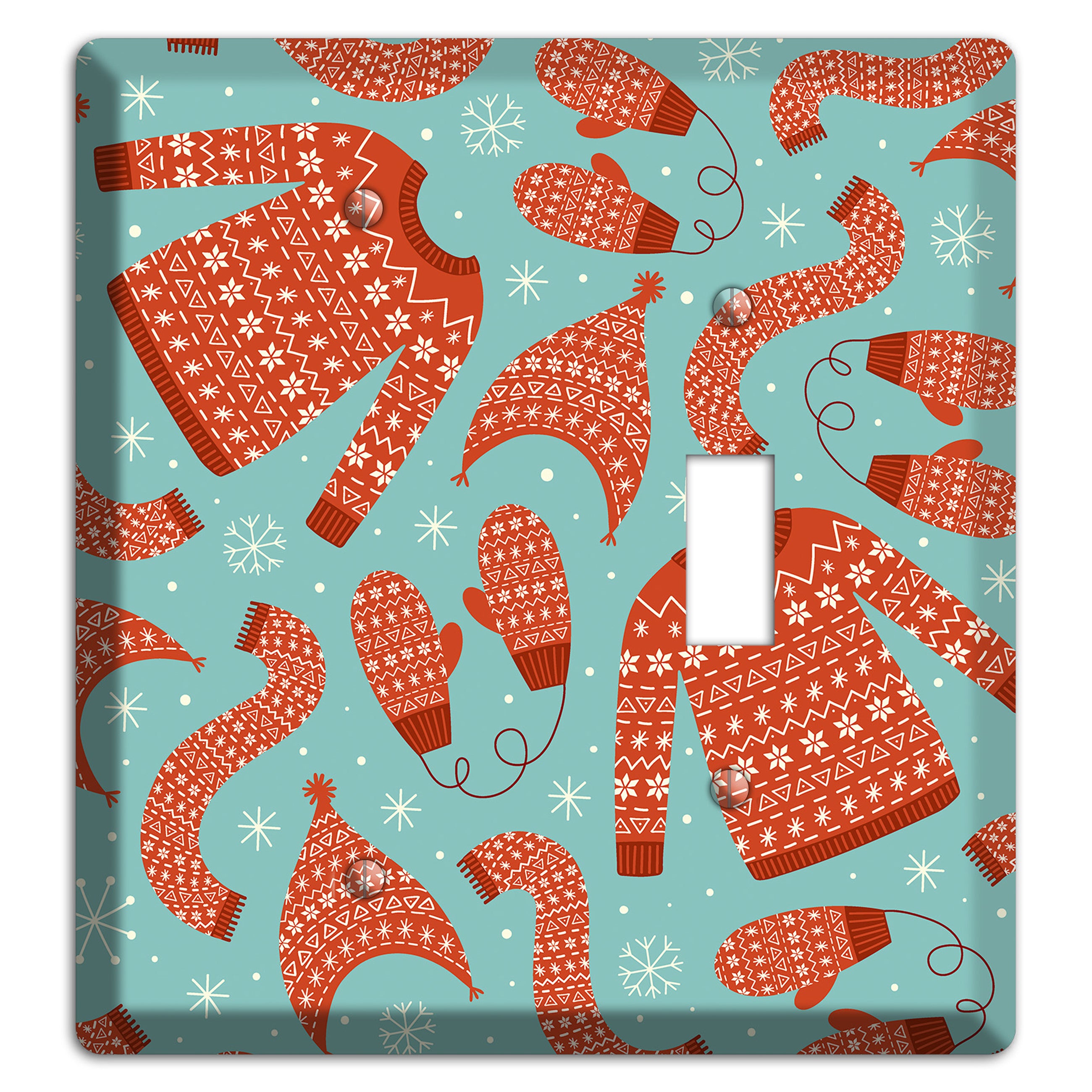 Cozy Knits & Mittens Blank / Toggle Wallplate