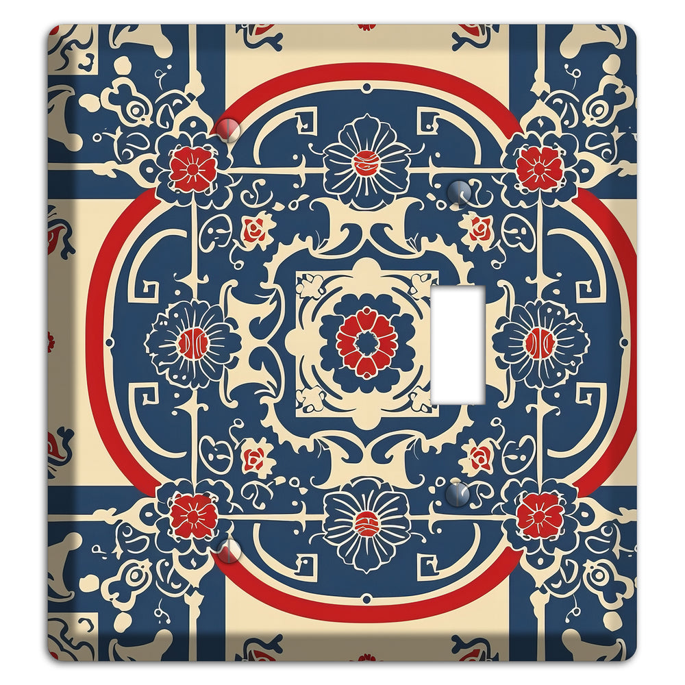 Imperial Medallion Court Blank / Toggle Wallplate