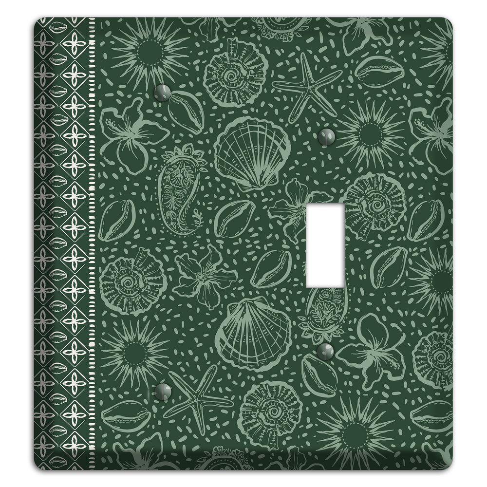 Emerald Tide Reliquary Blank / Toggle Wallplate