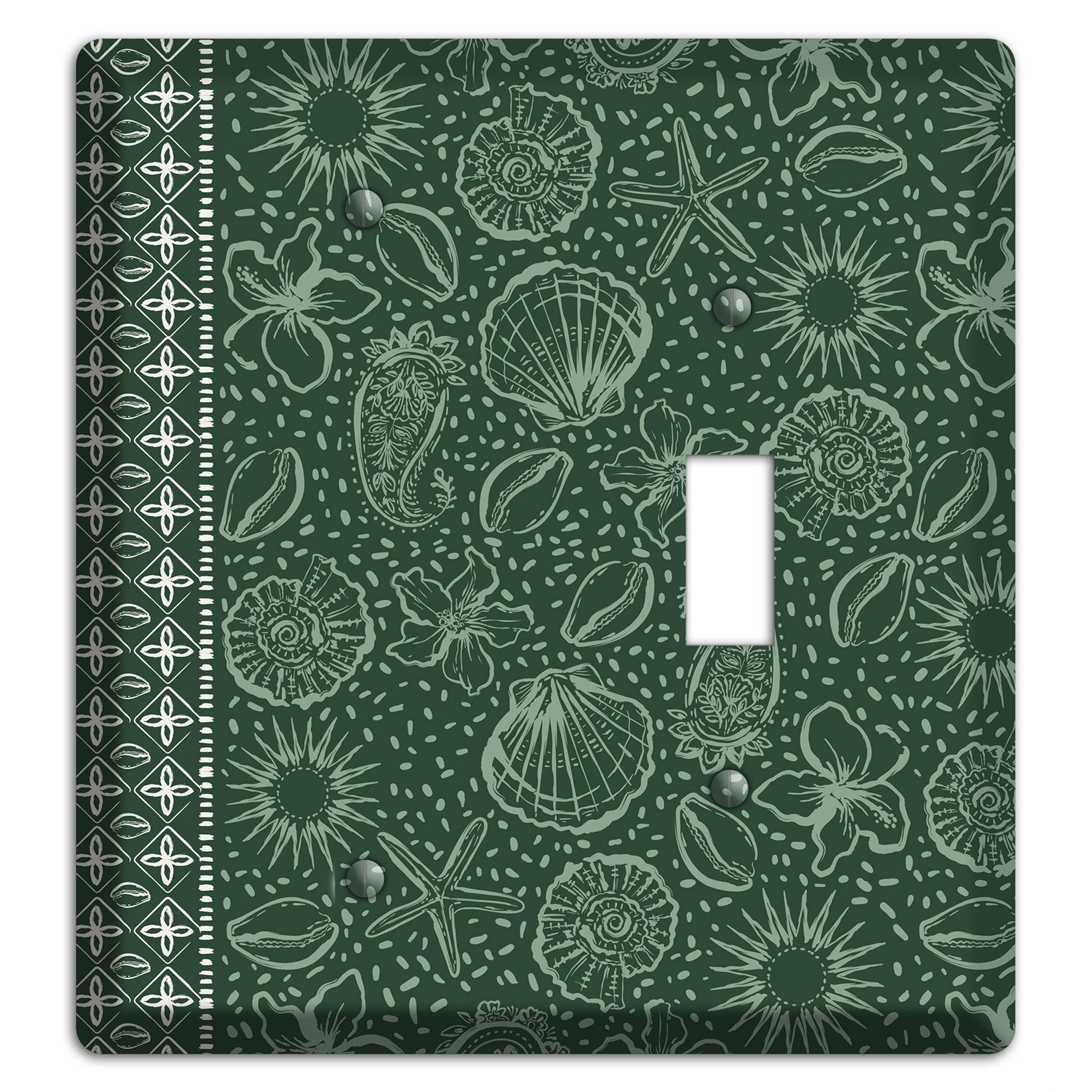 Emerald Tide Reliquary Blank / Toggle Wallplate