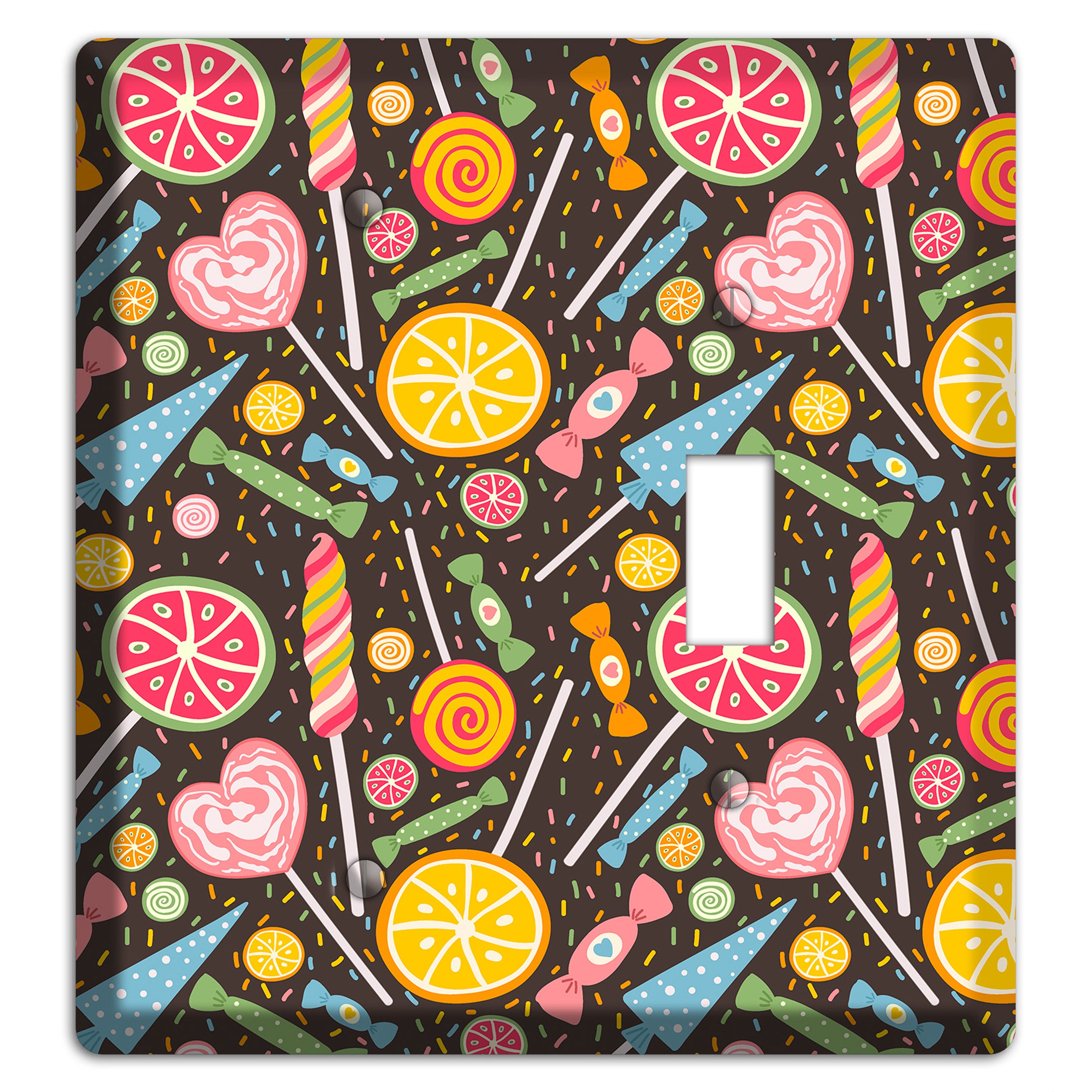 Candy Carnival (Dark) Blank / Toggle Wallplate