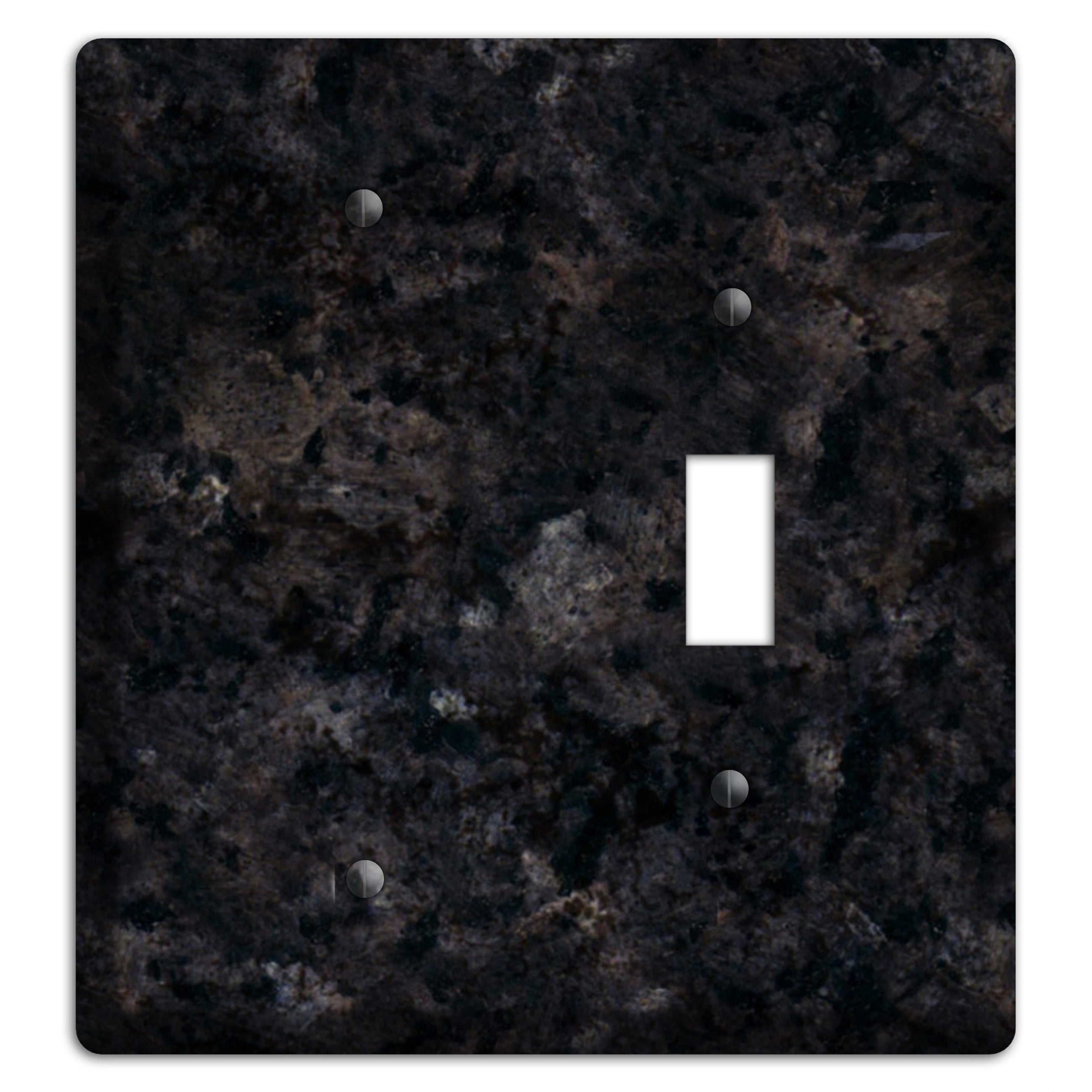 Ubatuba Granite Blank / Toggle Wallplate