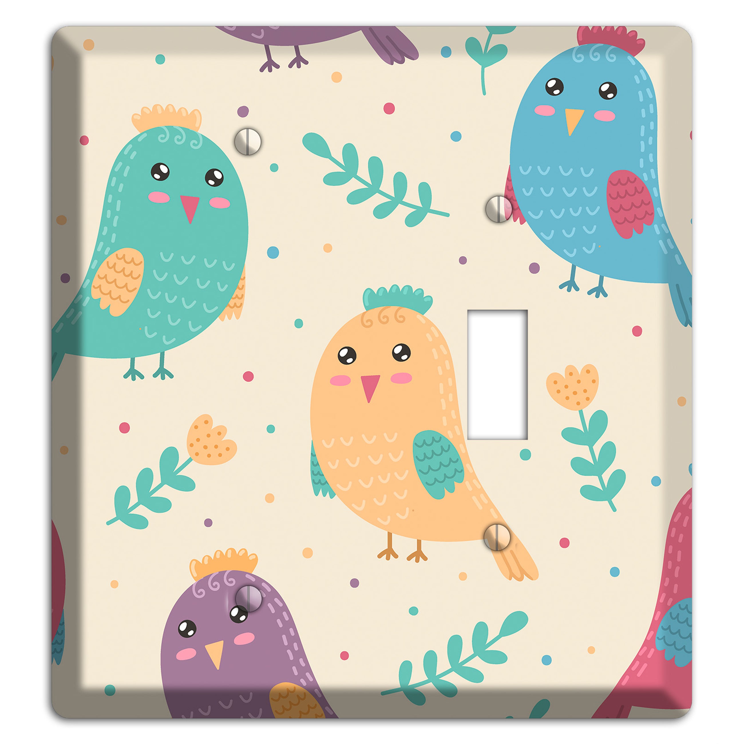 Jungle Giggles (Light) Blank / Toggle Wallplate