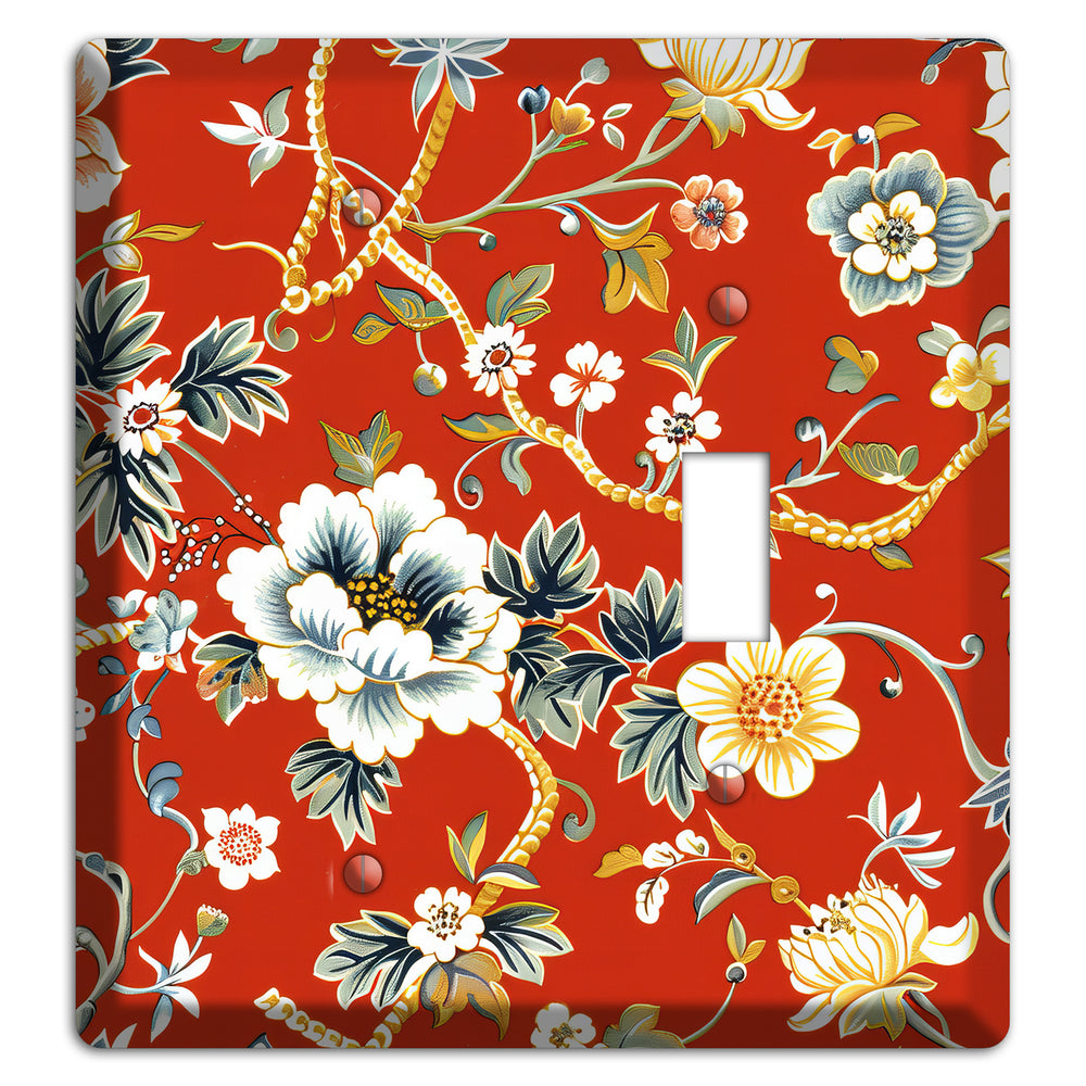 Crimson Garden Reverie Blank / Toggle Wallplate