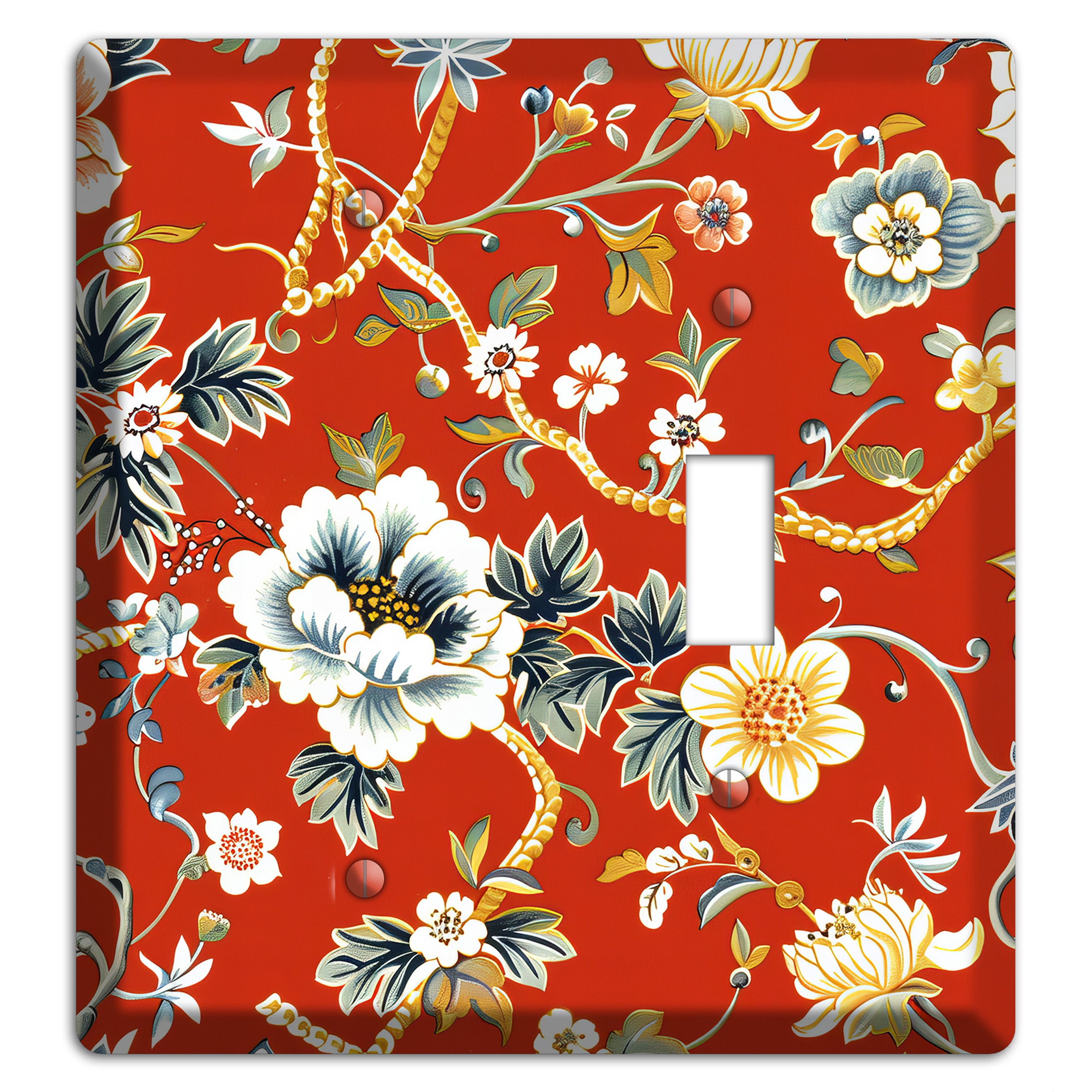 Crimson Garden Reverie Blank / Toggle Wallplate