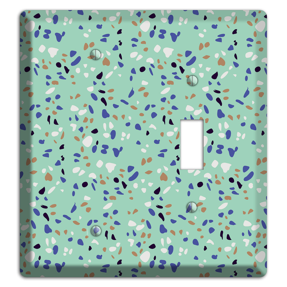 Sea Breeze Confetti Blank / Toggle Wallplate