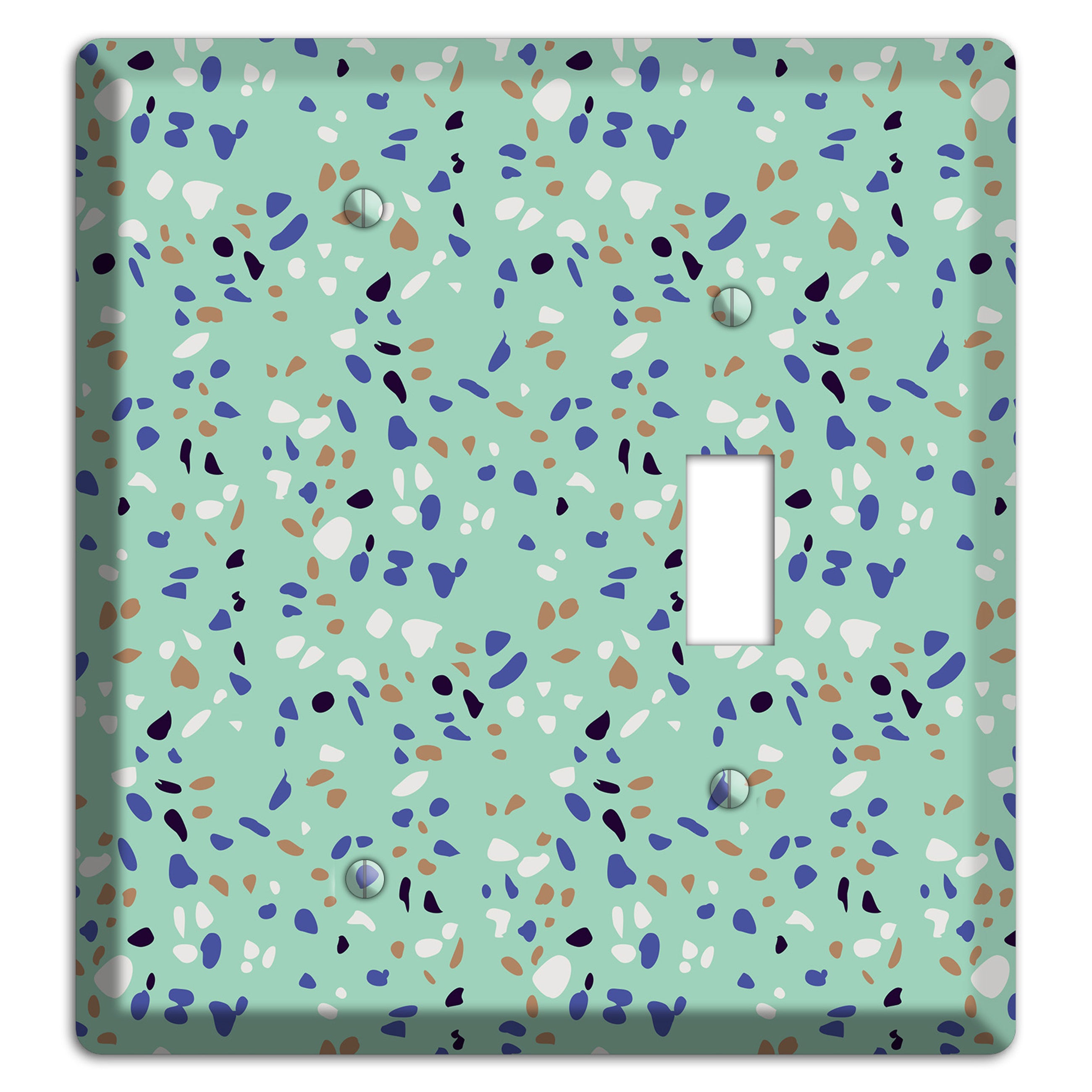 Sea Breeze Confetti Blank / Toggle Wallplate