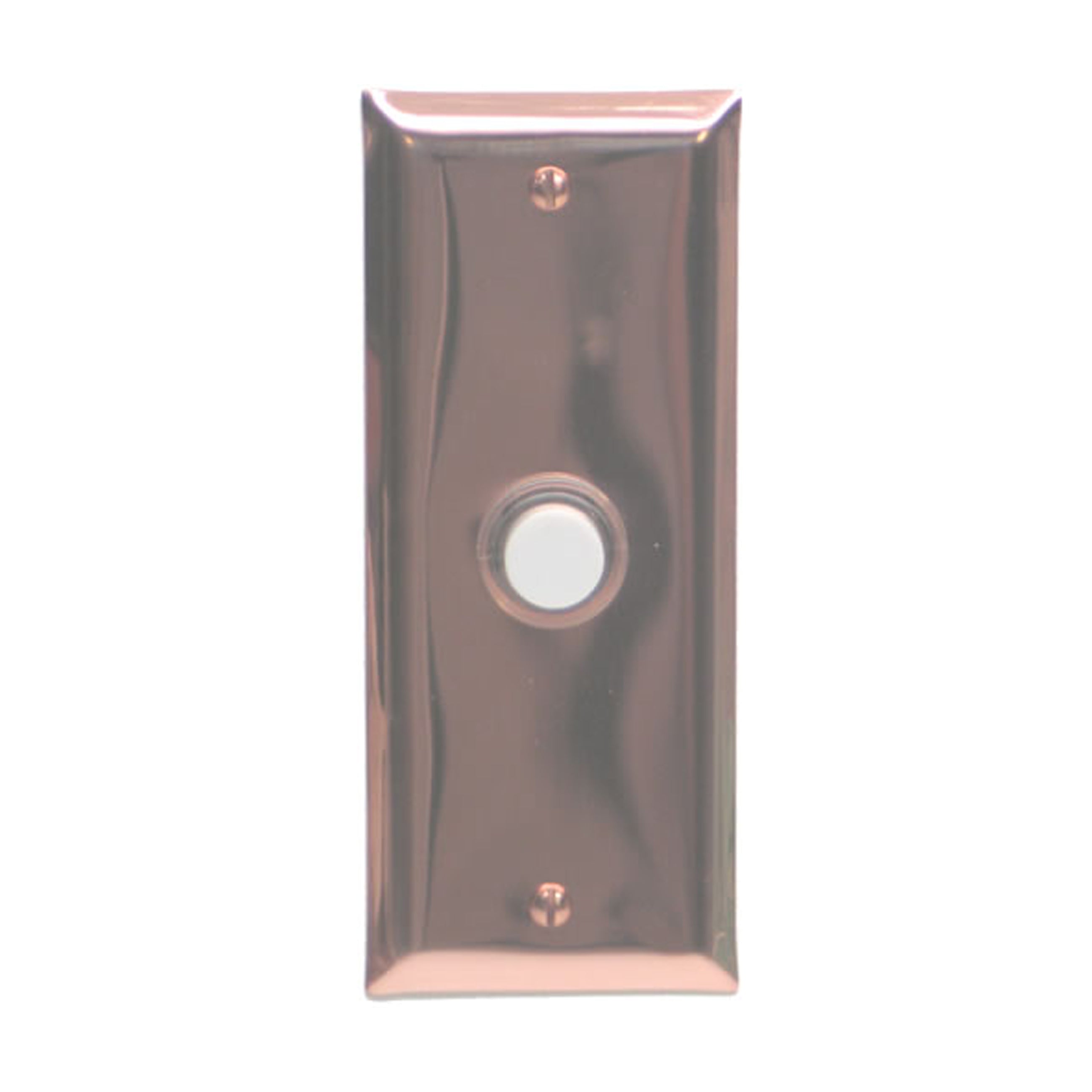 Blank Doorbell - Solid Polished Copper