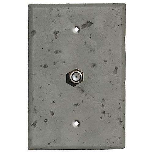 Dark Gray Stone Cable Hardware with Plate