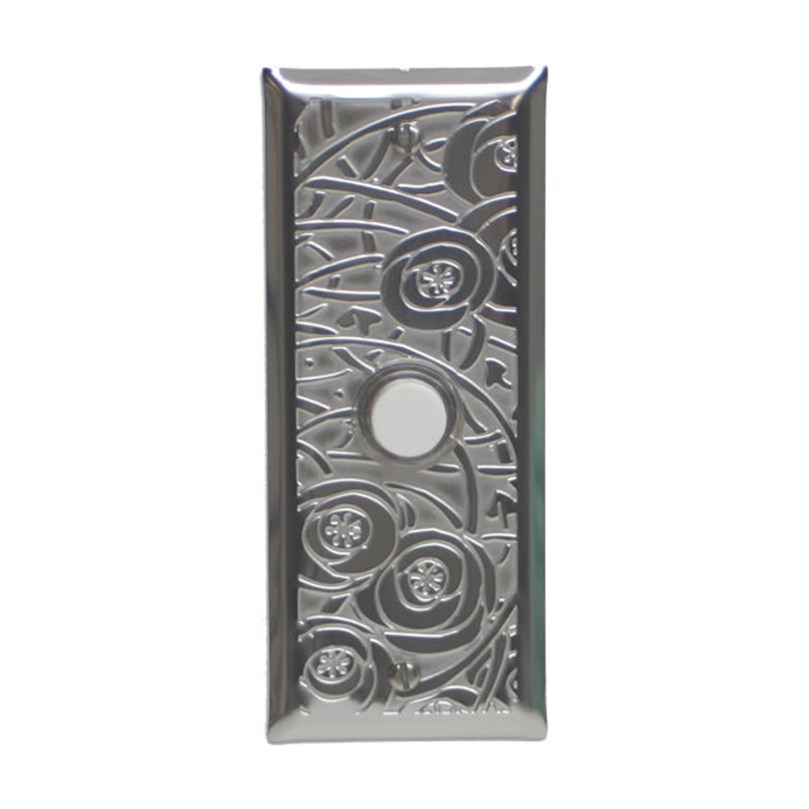 Deco Floral Doorbell - Solid Stainless Steel